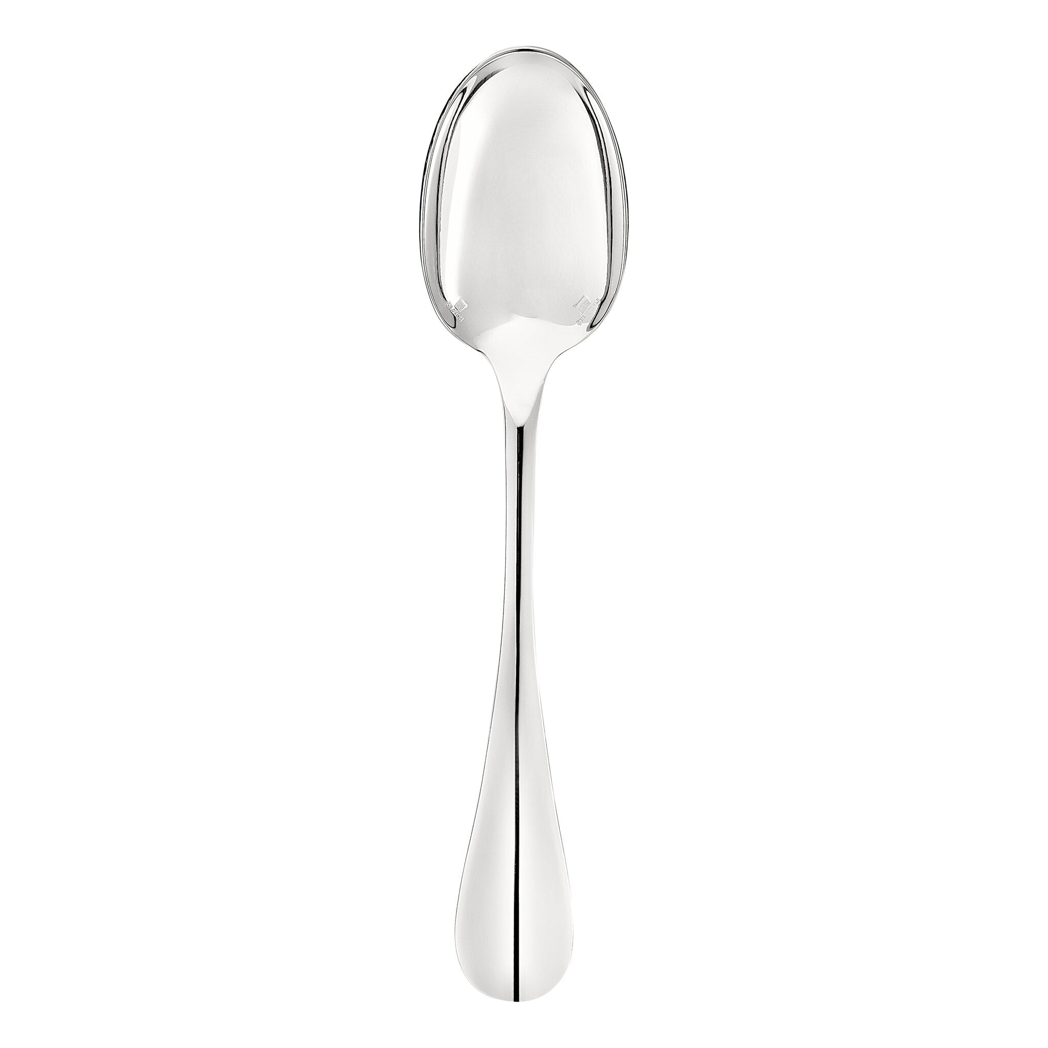 Christofle Fidelio Silver-Plated Table Spoon in silver-plate on a white background