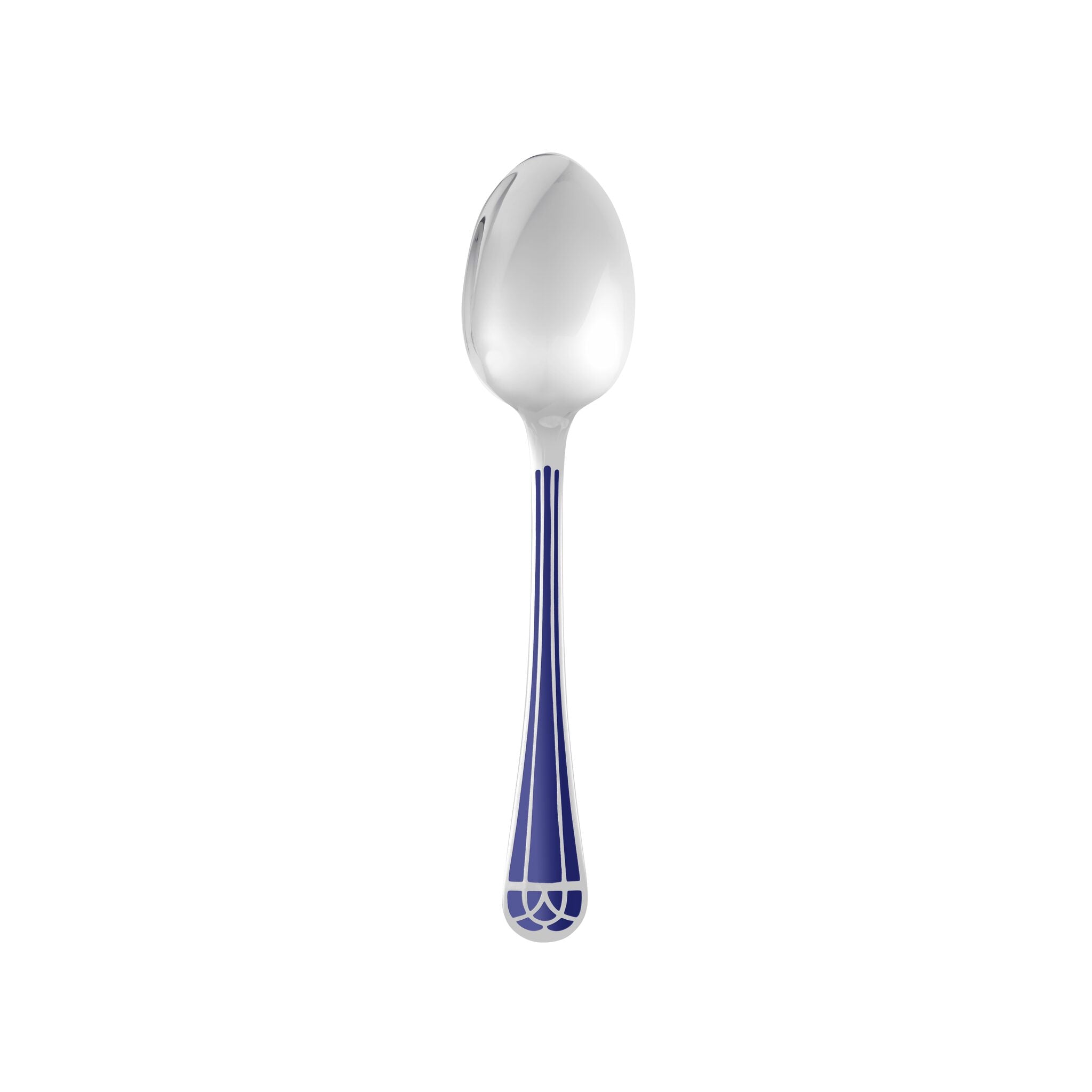 Christofle Silver-Plated Table Spoon - Marbled Blue โ additional view