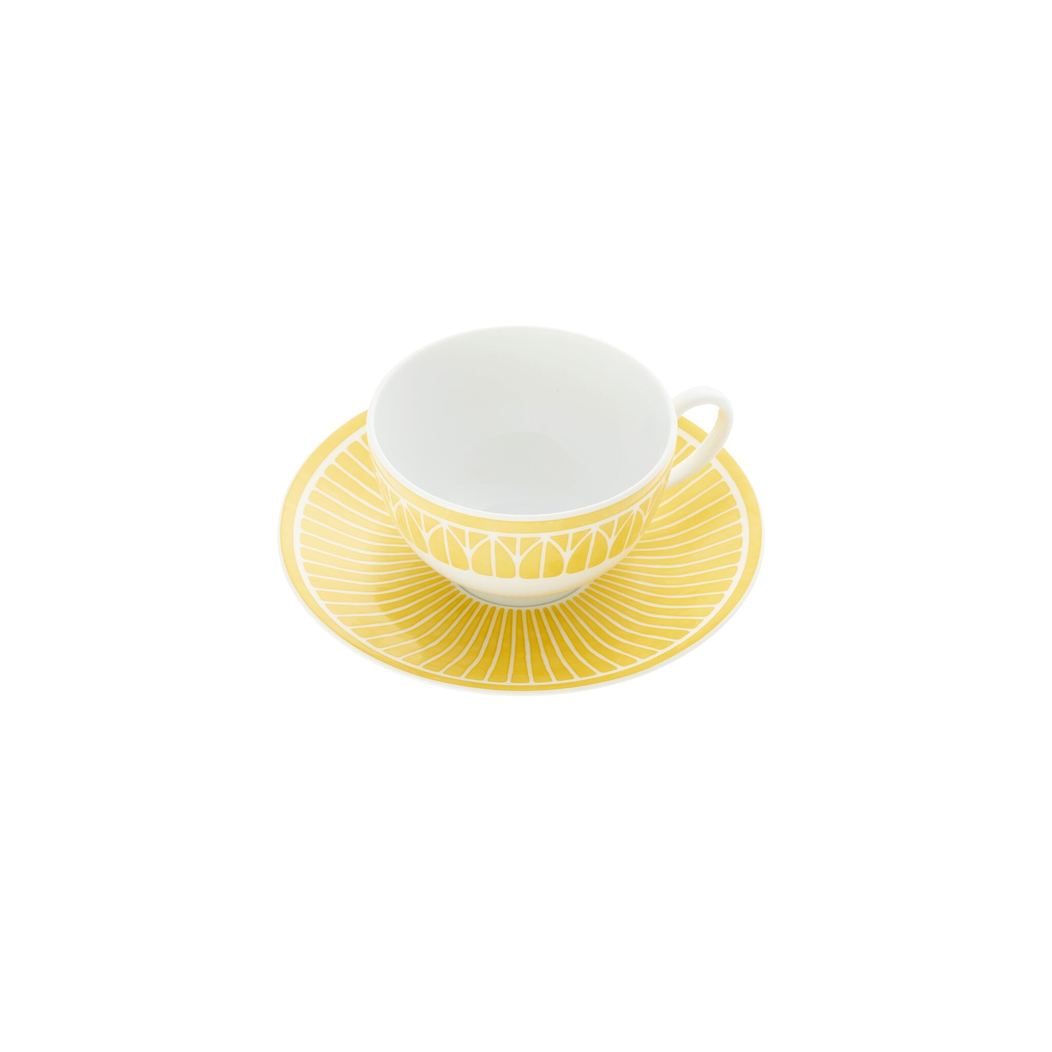 Christofle Malmaison Porcelain Tea/Coffee Cup and Saucer — additional view
