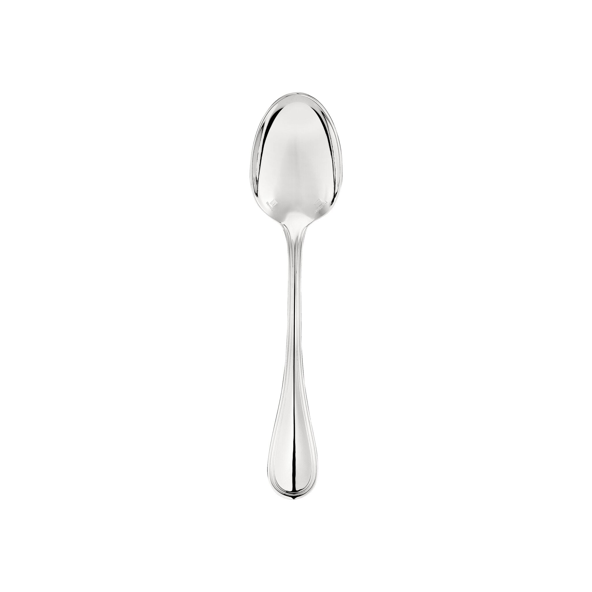 Christofle Albi Silver-Plated Tea Spoon in silver-plate on a white background
