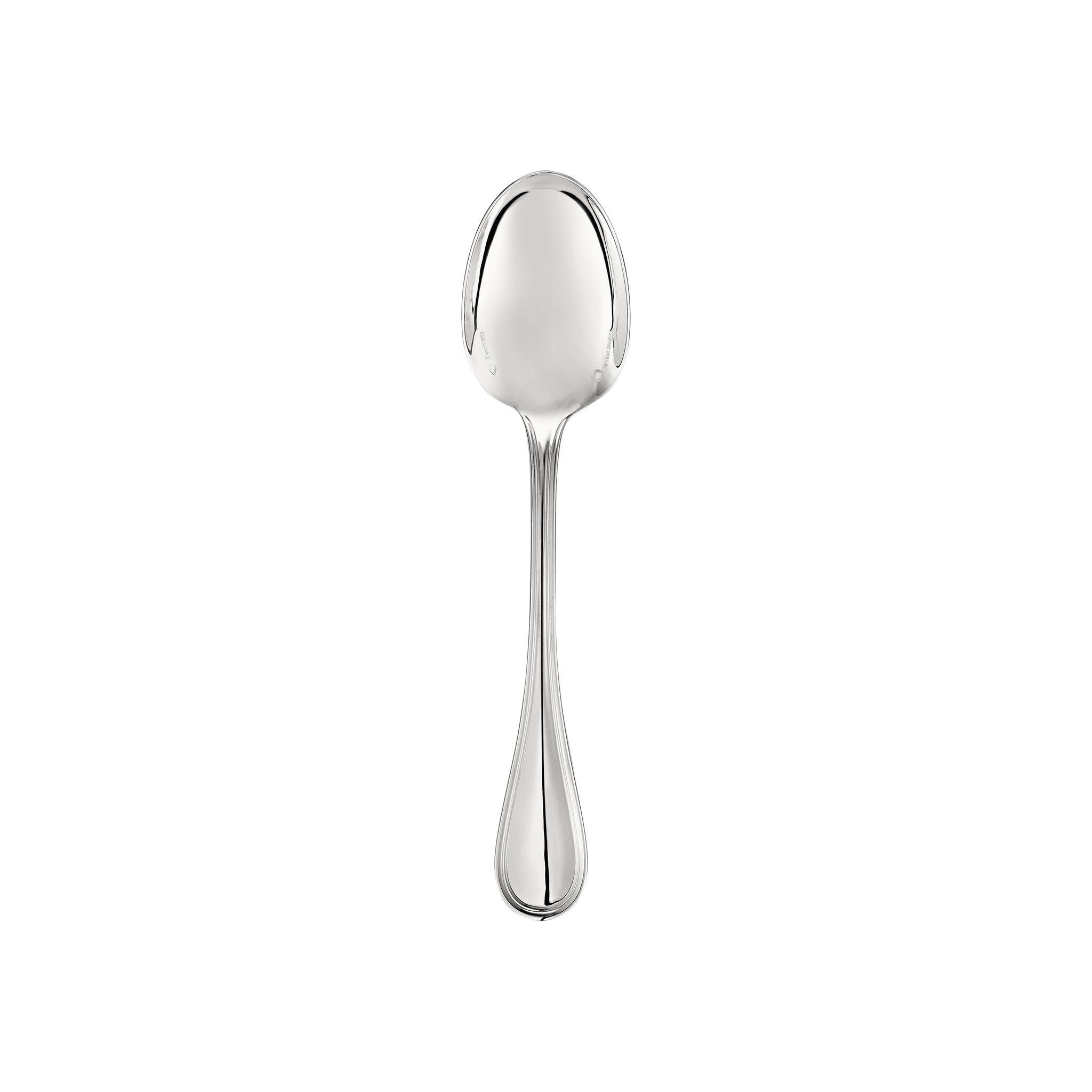 Christofle Albi Sterling Silver Tea Spoon in sterling silver on a white background