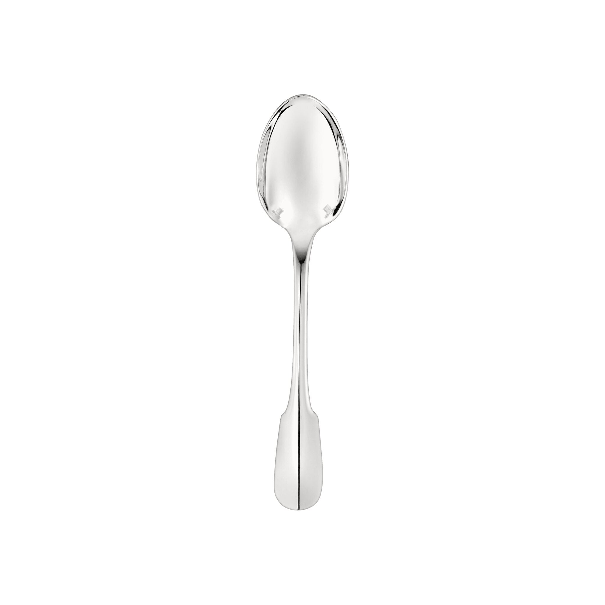 Christofle Cluny Silver-Plated Tea Spoon in silver-plate on a white background