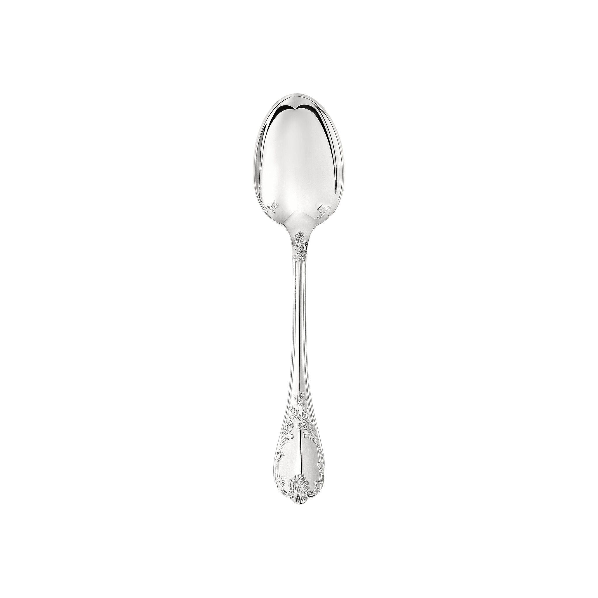 Christofle Marly Silver-Plated Tea Spoon in silver-plate on a white background
