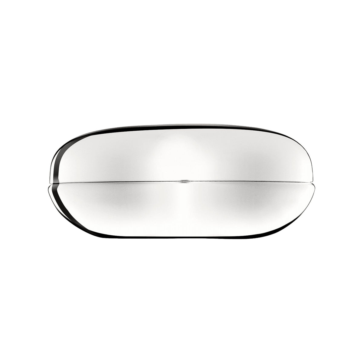 Christofle Uni Silver-Plated Pill Box on a white background