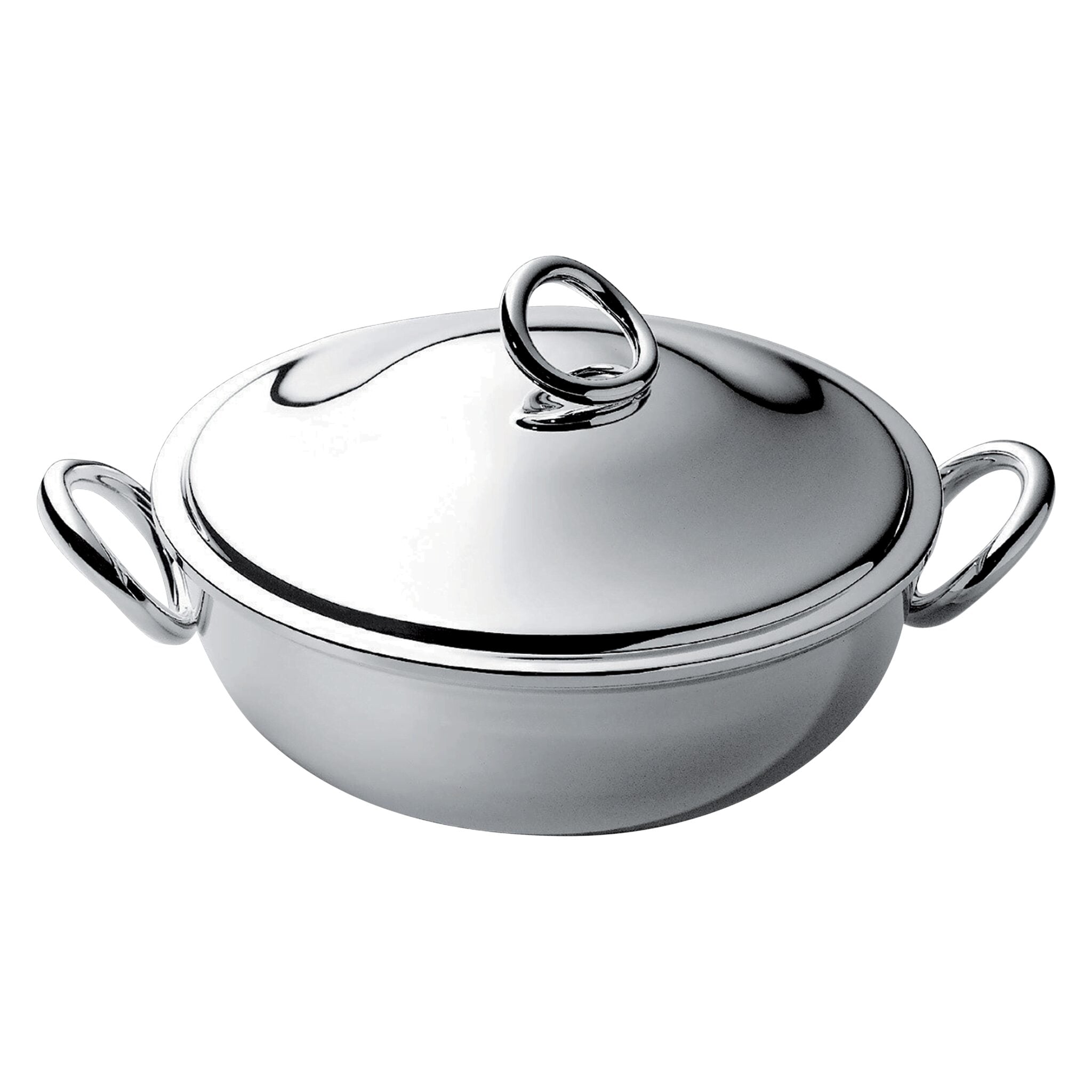 Christofle Vertigo Silver-Plated Vegetable Dish with Lid — additional view