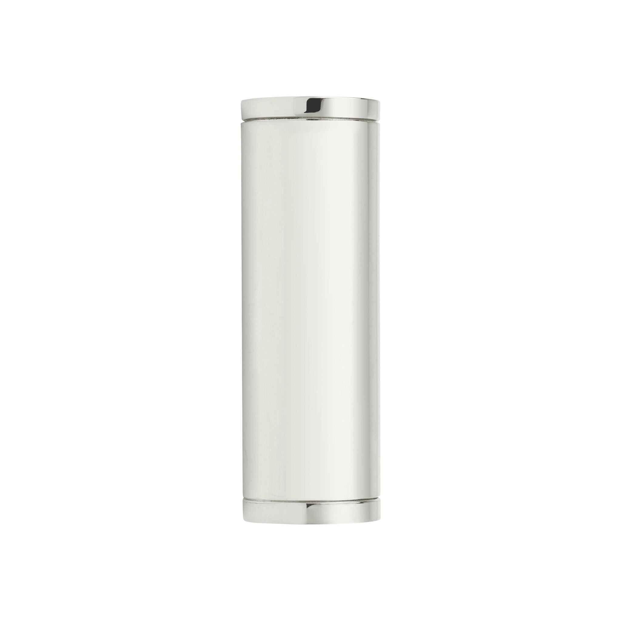 Christofle Uni Silver Plated Cork Box in silver-plate on a white background