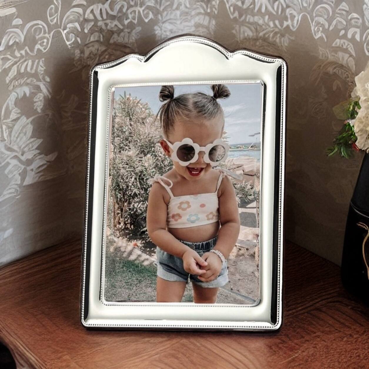 Cunill Arch Sterling Silver 2.25"x3.25" Photo Ornament Frame — additional view