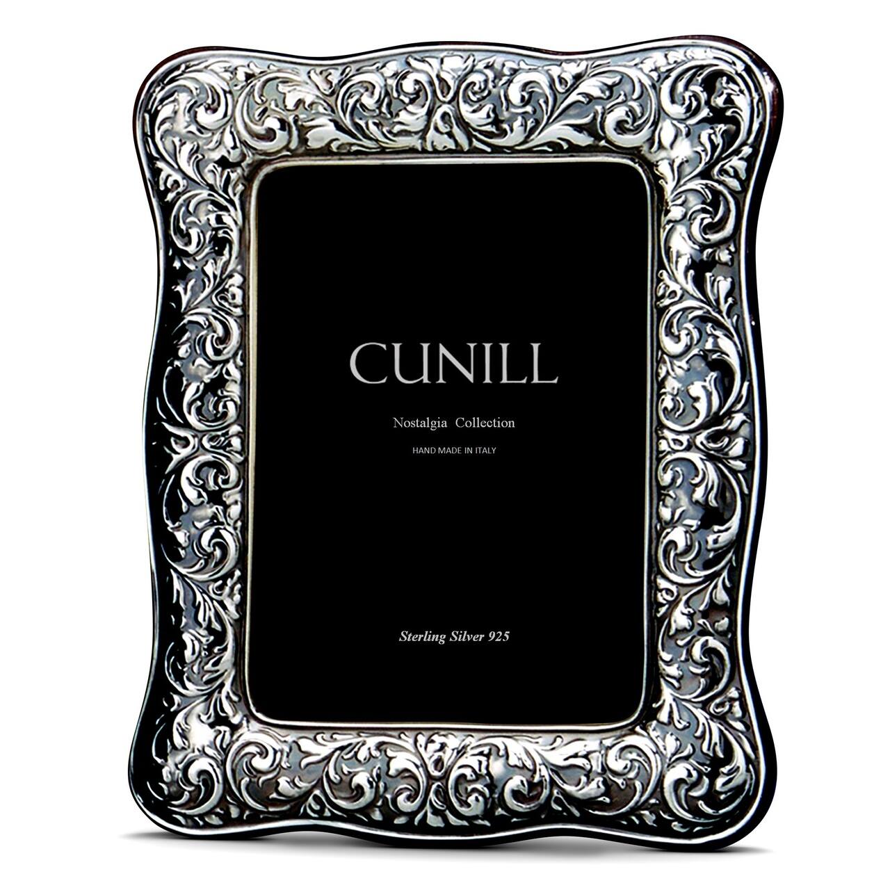 Cunill 'Athena' 8x10 Non-Tarnish Sterling Silver Picture Frame, sterling silver picture frame, on a white background