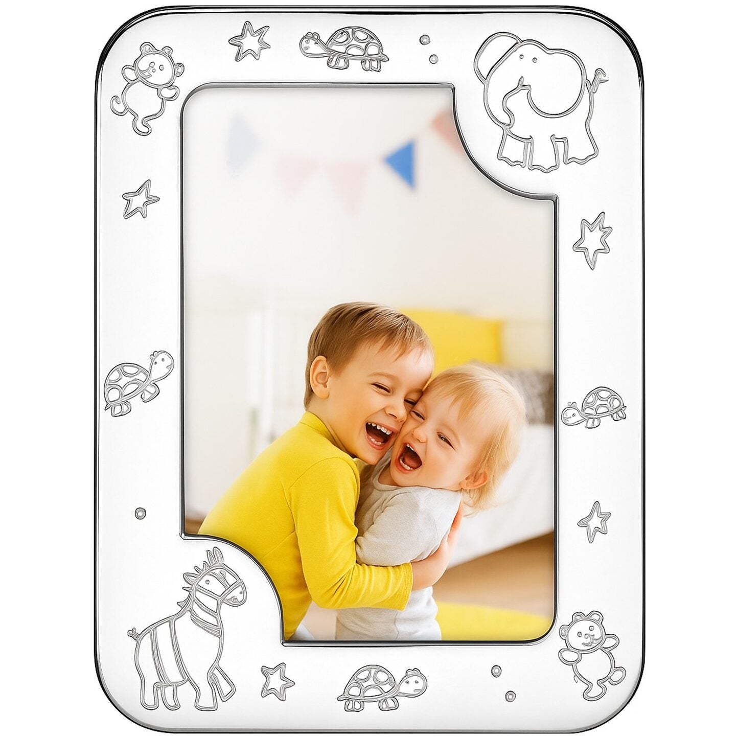 Cunill Baby Zoo Sterling Silver 4x6 Picture Frame β additional view