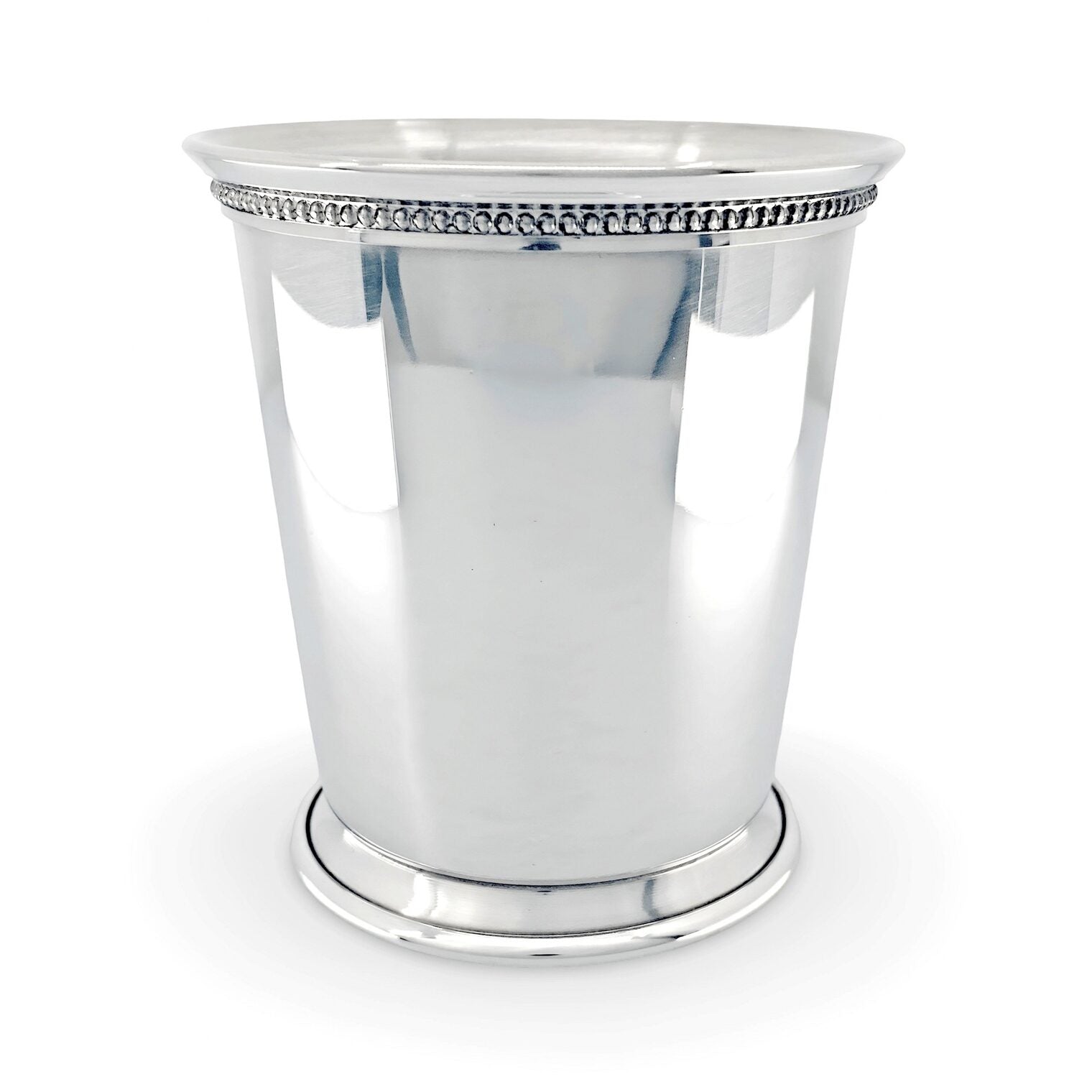 Cunill Beaded Polished Pewter 8 oz Julep Cup-Handmade in the USA — additional view