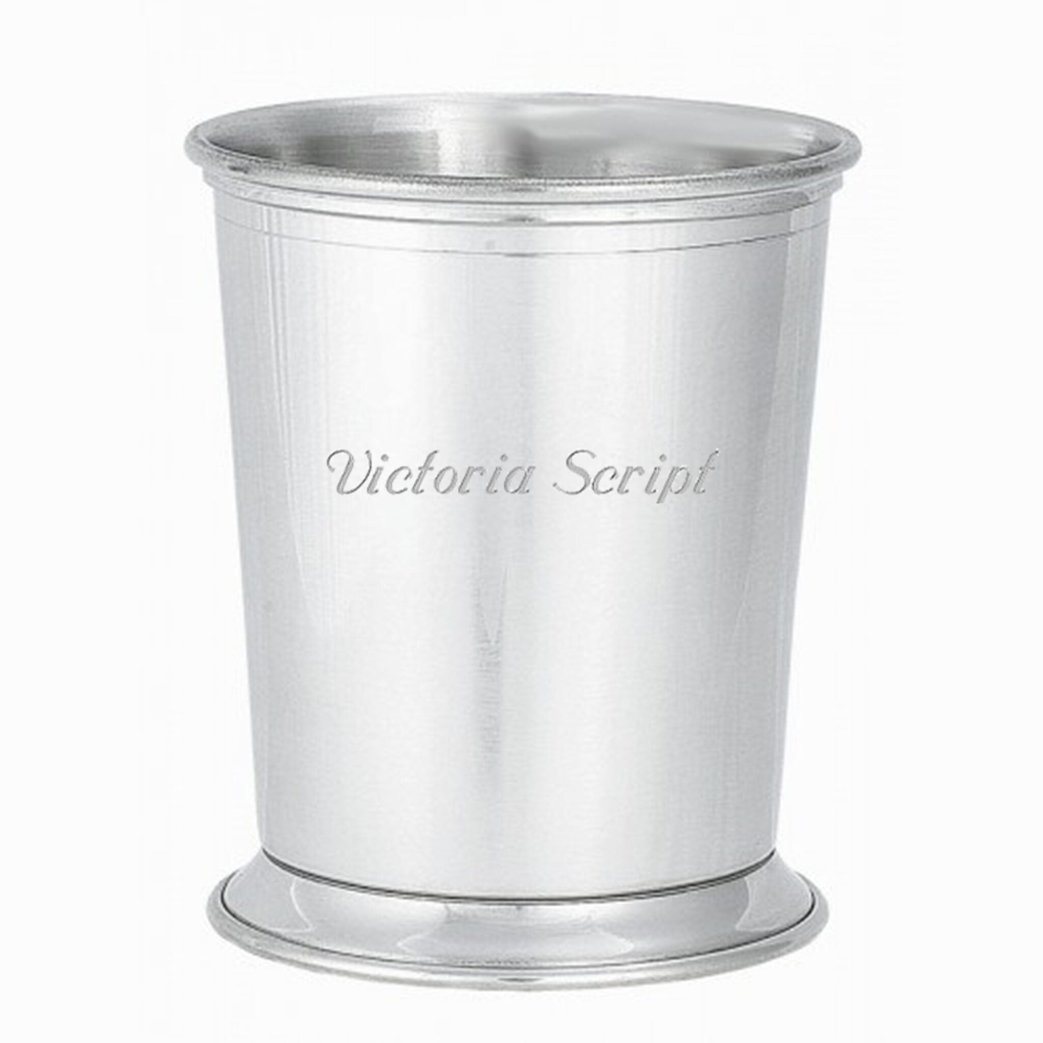 Cunill Classic Pewter Mirror Finish 8 oz Mint Julep Cup-Handmade in the USA — additional view