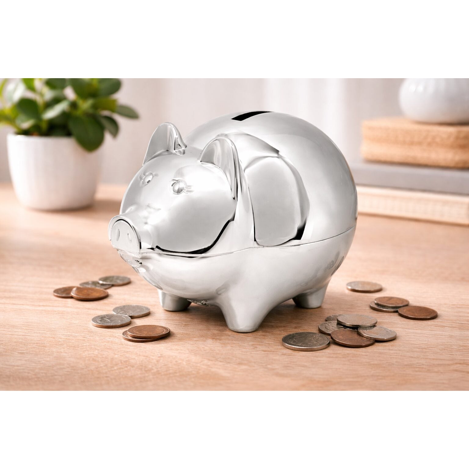 Cunill Classic Silverplated Piggy Bank - Non Tarnish — additional view