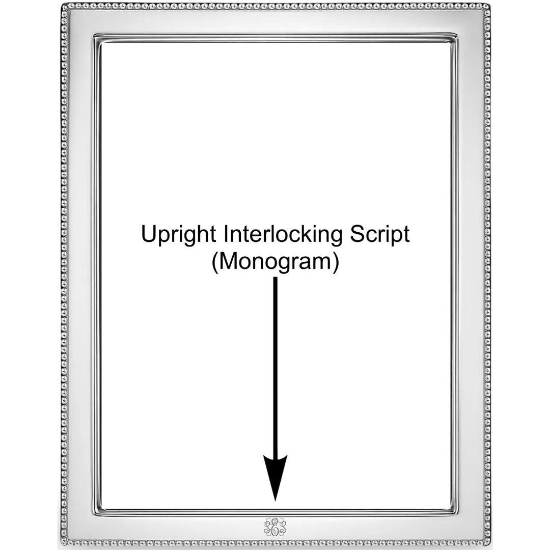 Cunill 'Contemporary Bead' 4x6 Non-Tarnish Sterling Silver Picture Frame — additional view