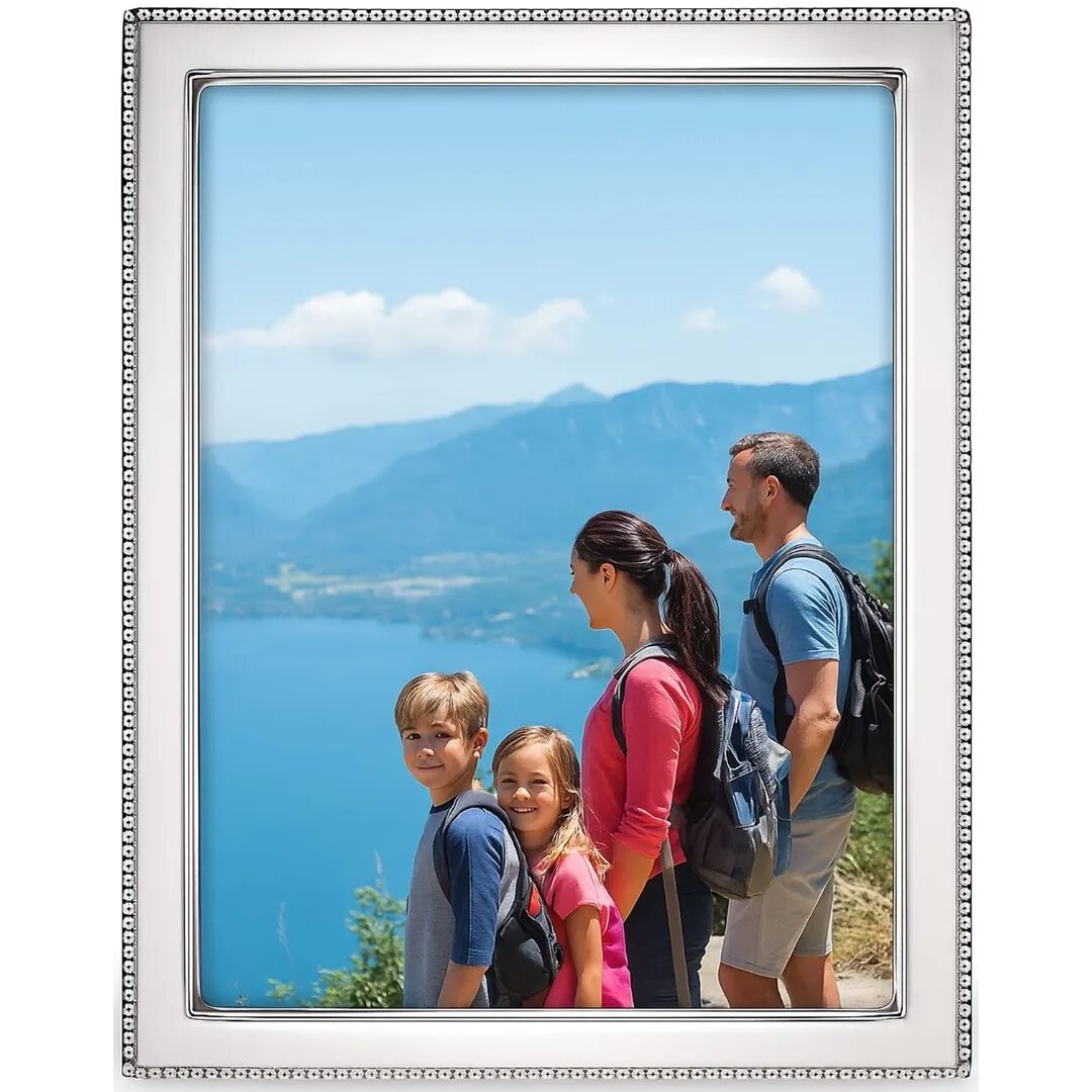Cunill 'Contemporary Bead' 4x6 Non-Tarnish Sterling Silver Picture Frame — additional view