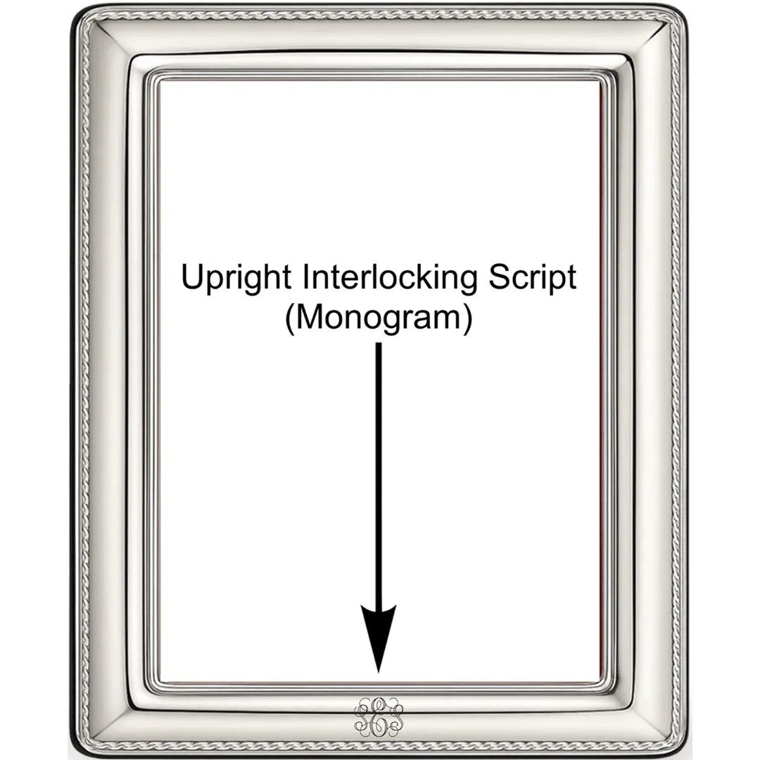 Cunill 'Cord' 4x6 Non-Tarnish Sterling Silver Picture Frame — additional view