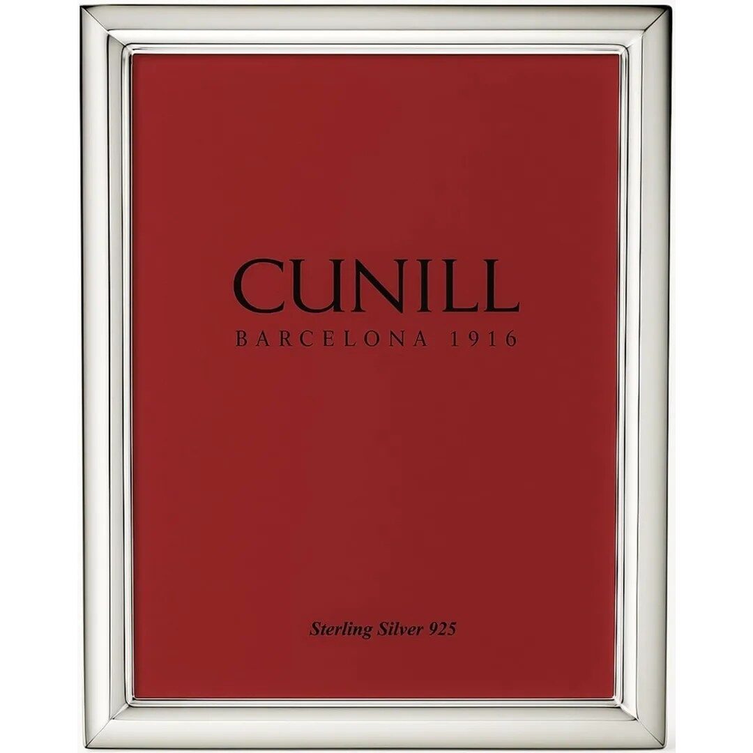 Cunill 'Danube' 4x6 Non-Tarnish Sterling Silver Picture Frame, sterling silver picture frame, on a white background