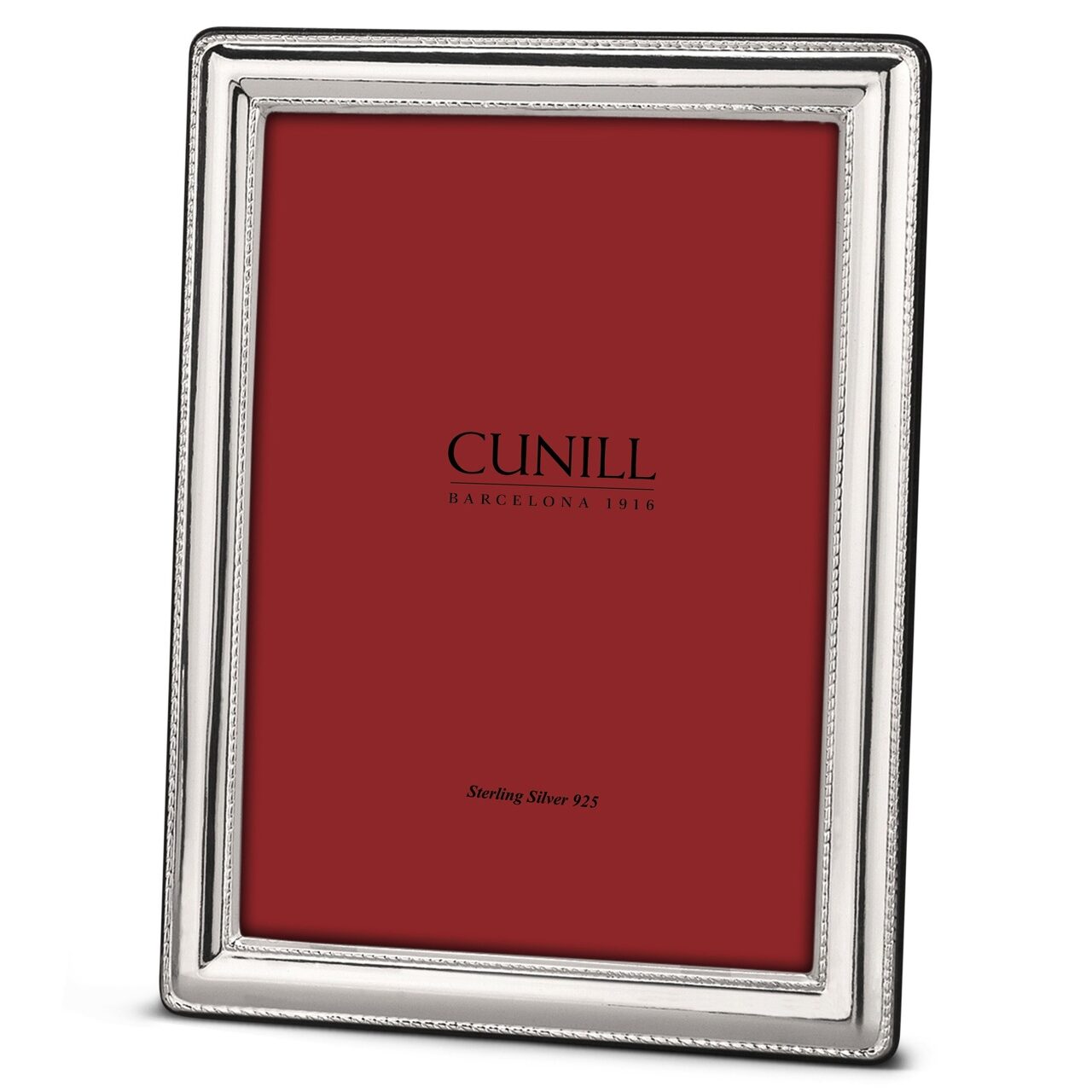 Cunill 'Finesse' 8x10 Non-Tarnish Sterling Silver Picture Frame, sterling silver picture frame, on a white background
