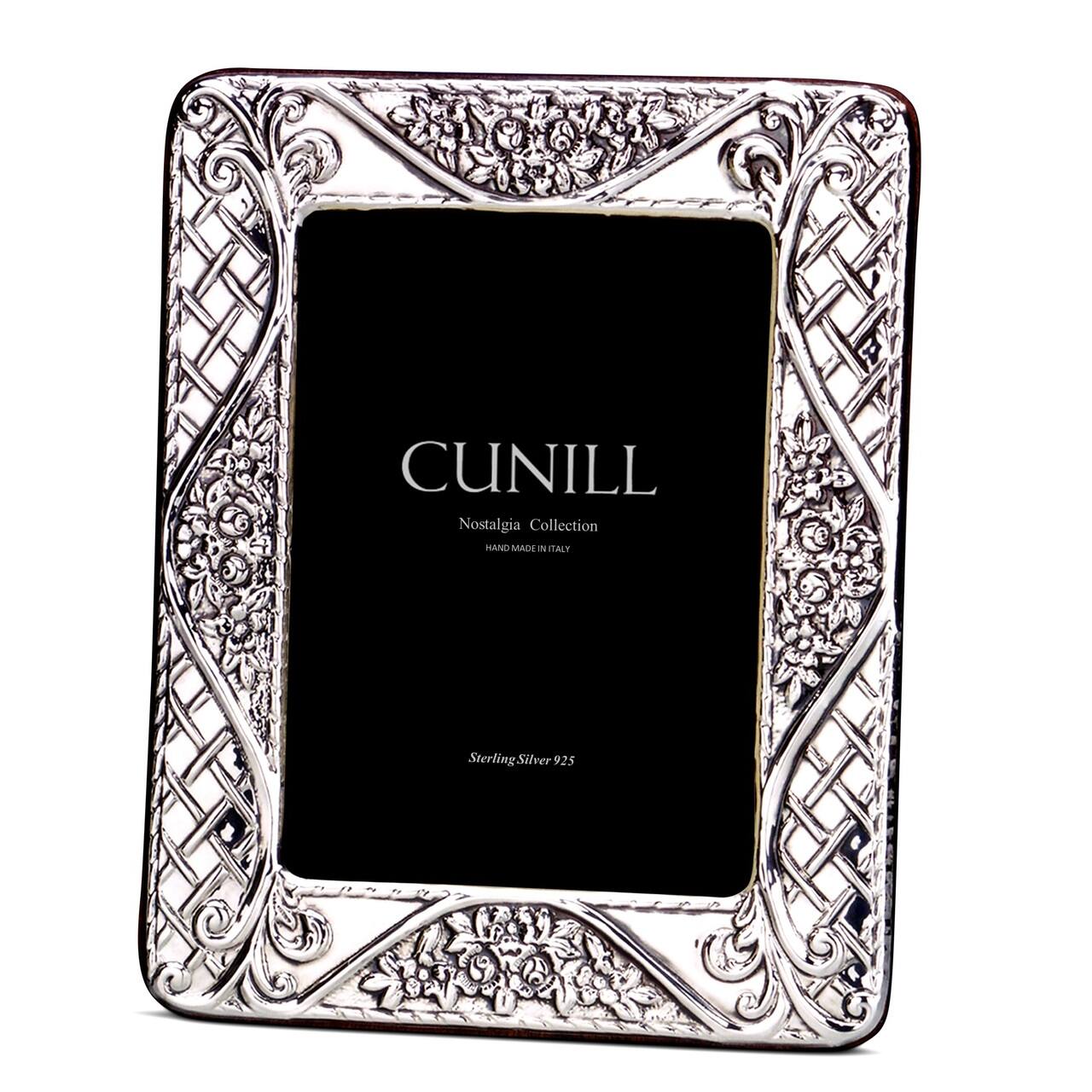 Cunill 'Fiori' 8x10 Non-Tarnish Sterling Silver Picture Frame, sterling silver picture frame, on a white background