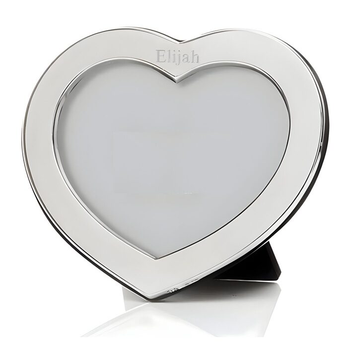 Cunill Heart Silhouette Sterling Silver 5x7 Picture Frame — additional view