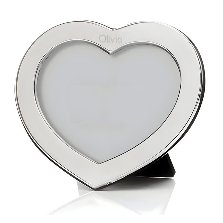 Cunill Heart Silhouette Sterling Silver 5x7 Picture Frame — additional view