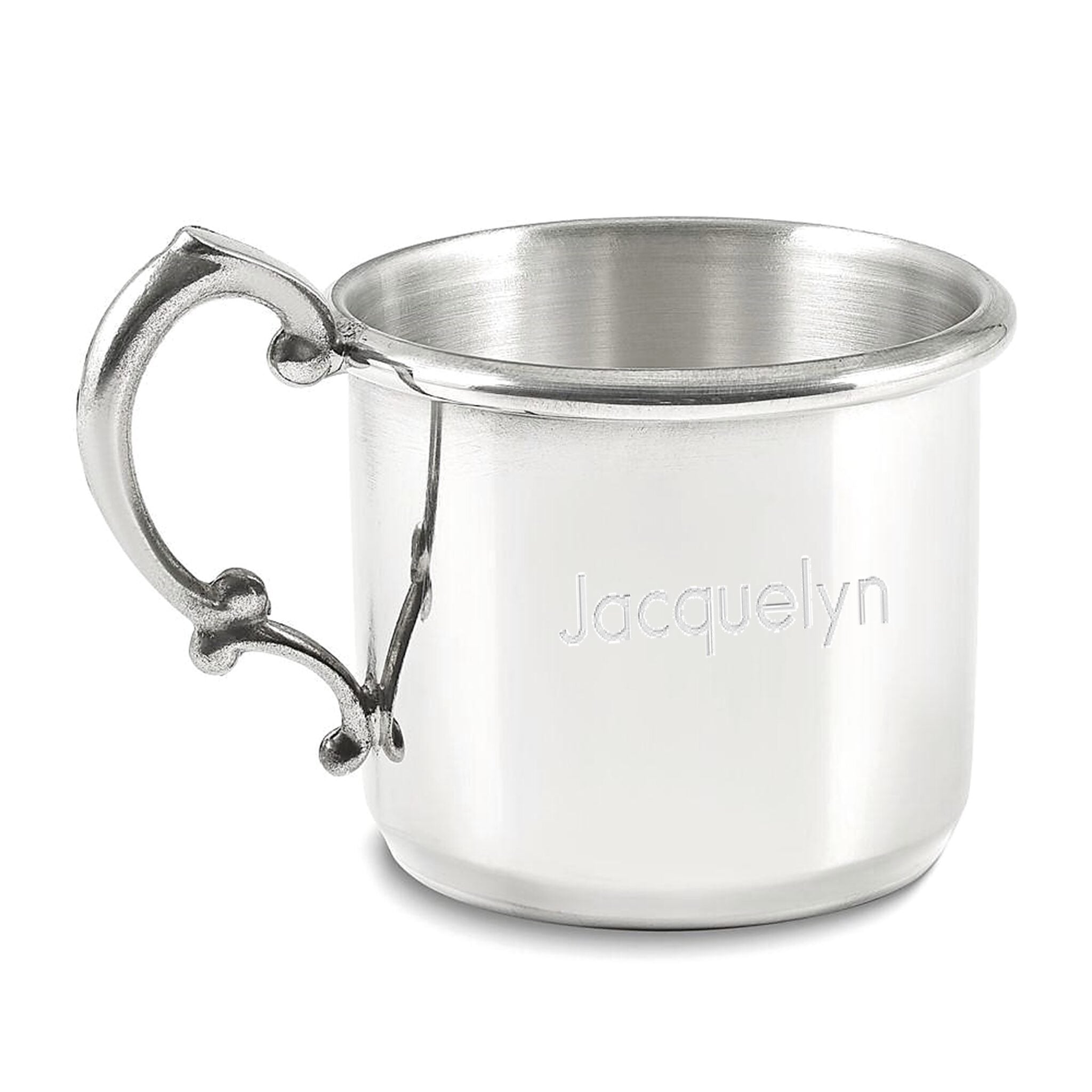 Cunill Heavy Mirror Finish Pewter Baby Cup — additional view