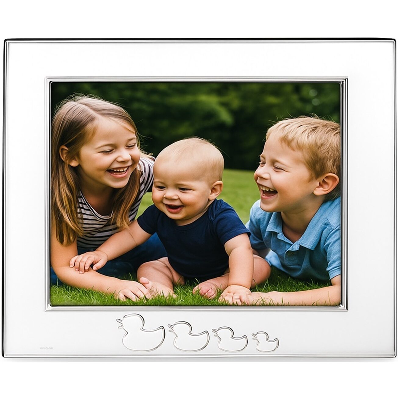 Cunill Just Ducky Sterling Silver 4x6 Picture Frame β additional view