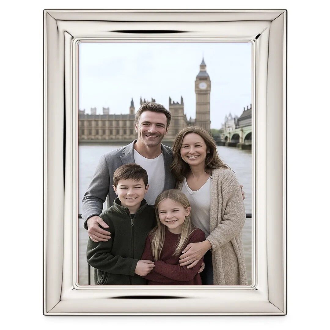 Cunill 'London' 3.5x5 Non-Tarnish Sterling Silver Picture Frame — additional view