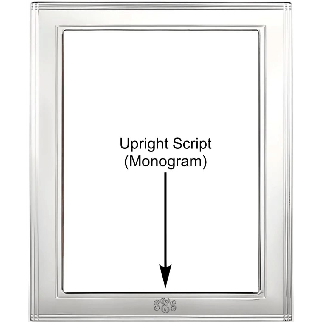 Cunill Madison Non Tarnish Sterling Silver 4x6 Picture Frame — additional view