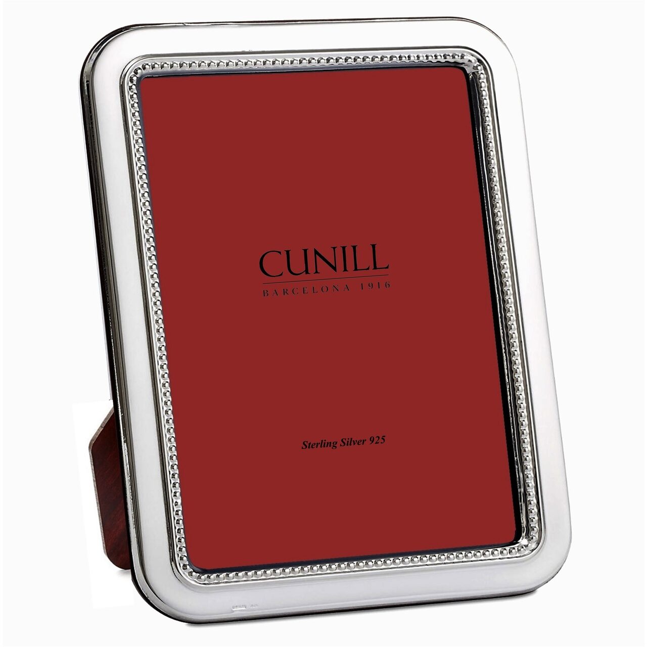Cunill 'Manchester Bead' 8x10 Non-Tarnish Sterling Silver Picture Frame — additional view