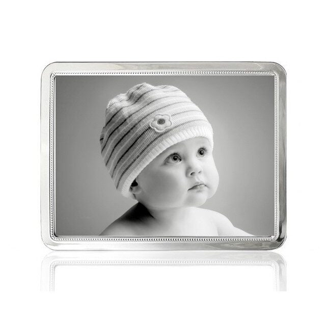 Cunill 'Manchester Bead' 8x10 Non-Tarnish Sterling Silver Picture Frame — additional view