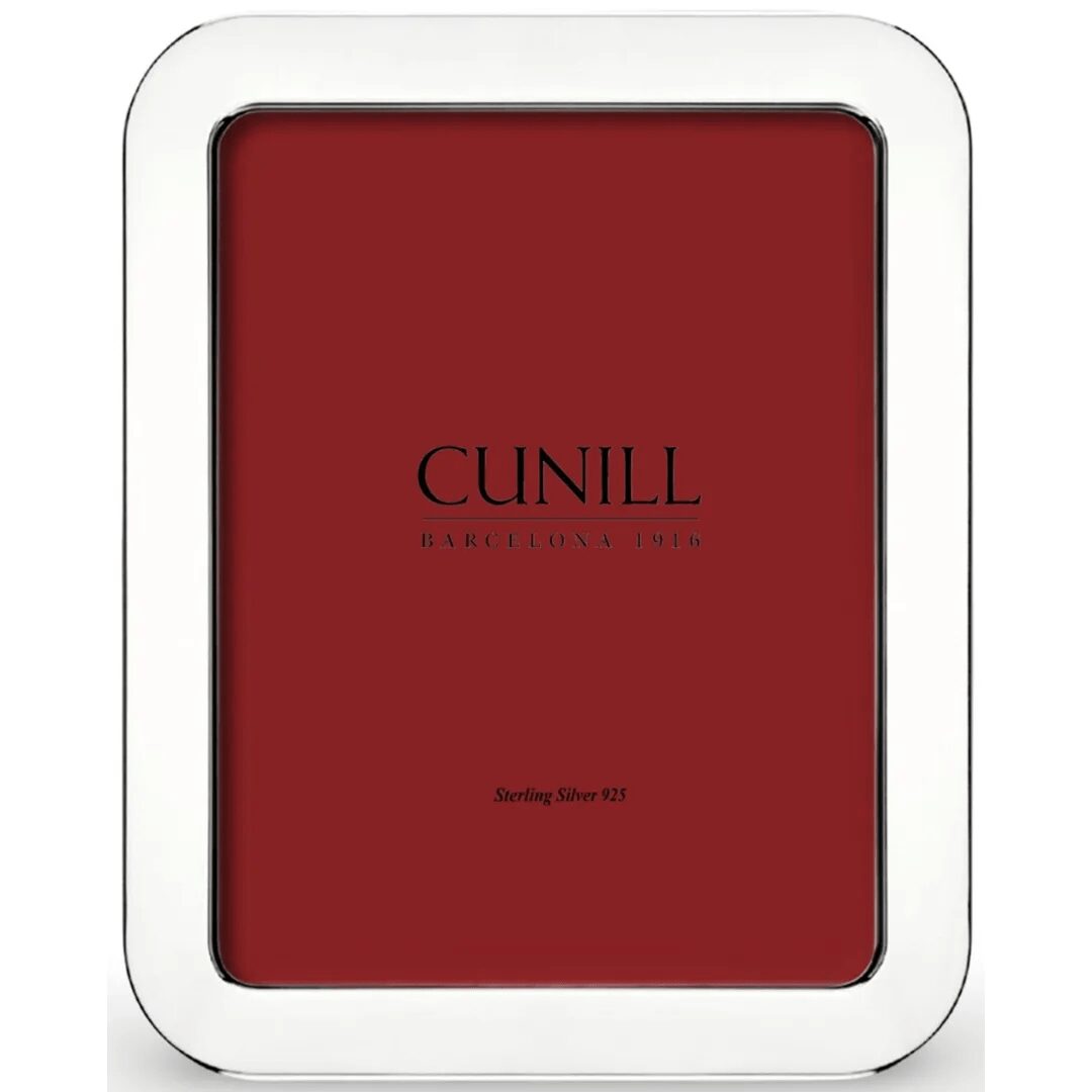 Cunill Manchester Sterling Silver 8x10 Picture Frame, sterling silver picture frame, on a white background