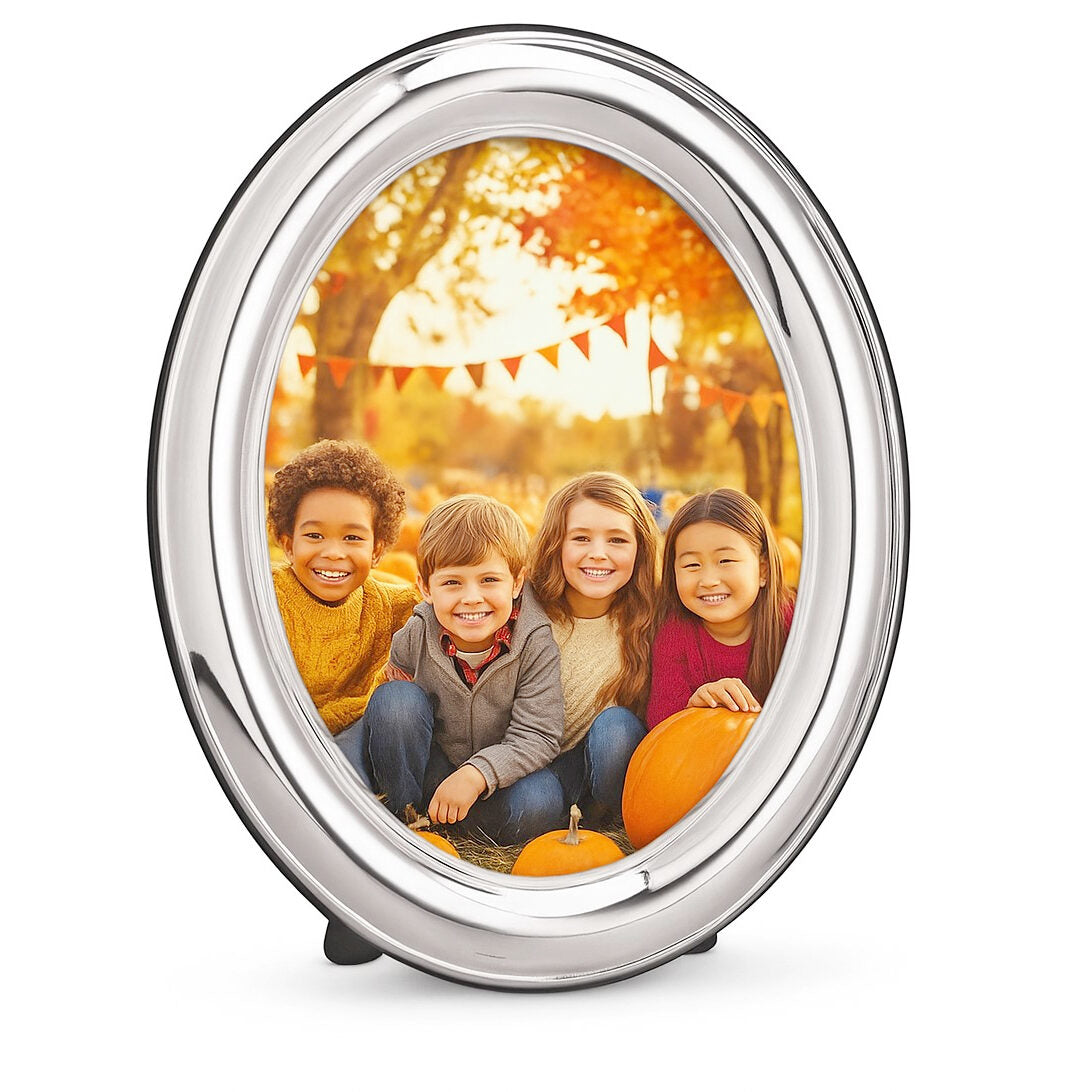 Cunill Oval Plain 8x10 Sterling Silver Picture Frame — additional view