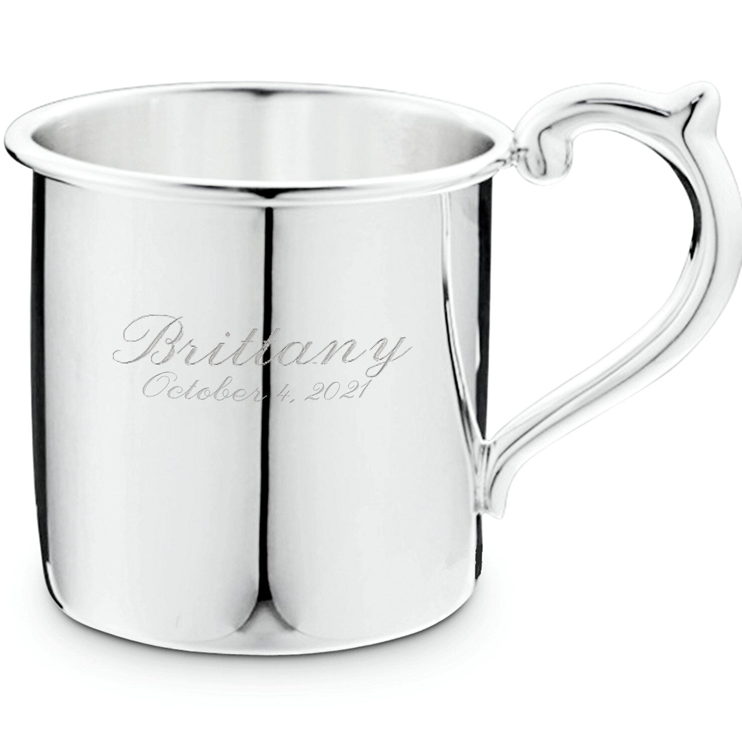 Cunill Plain Sterling Silver Baby Cup — additional view