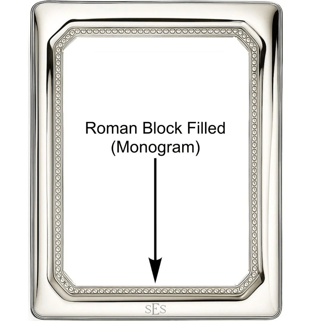 Cunill Roma Non-Tarnish Sterling Silver 4x6 Picture Frame — additional view