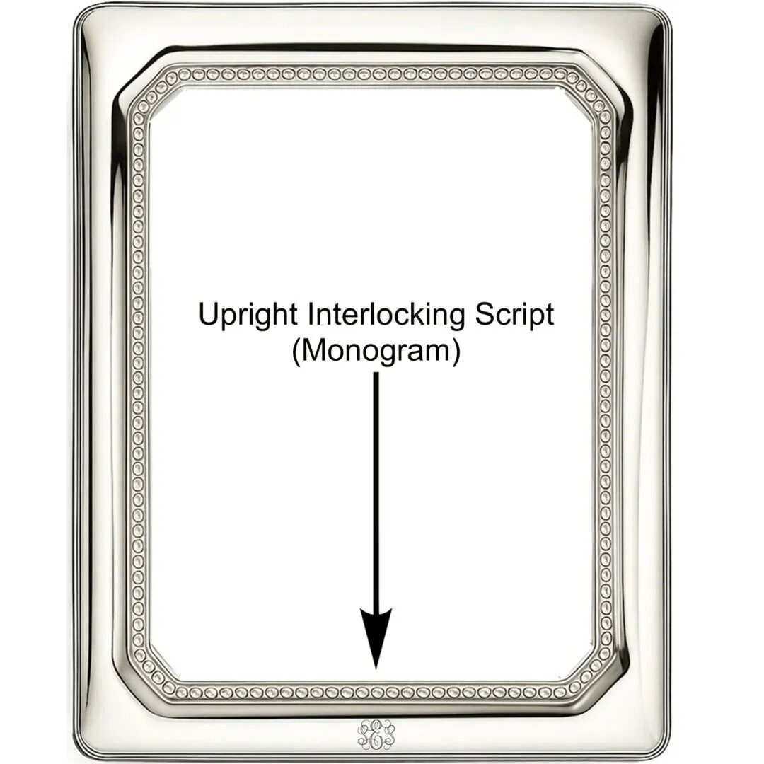 Cunill Roma Non-Tarnish Sterling Silver 4x6 Picture Frame — additional view