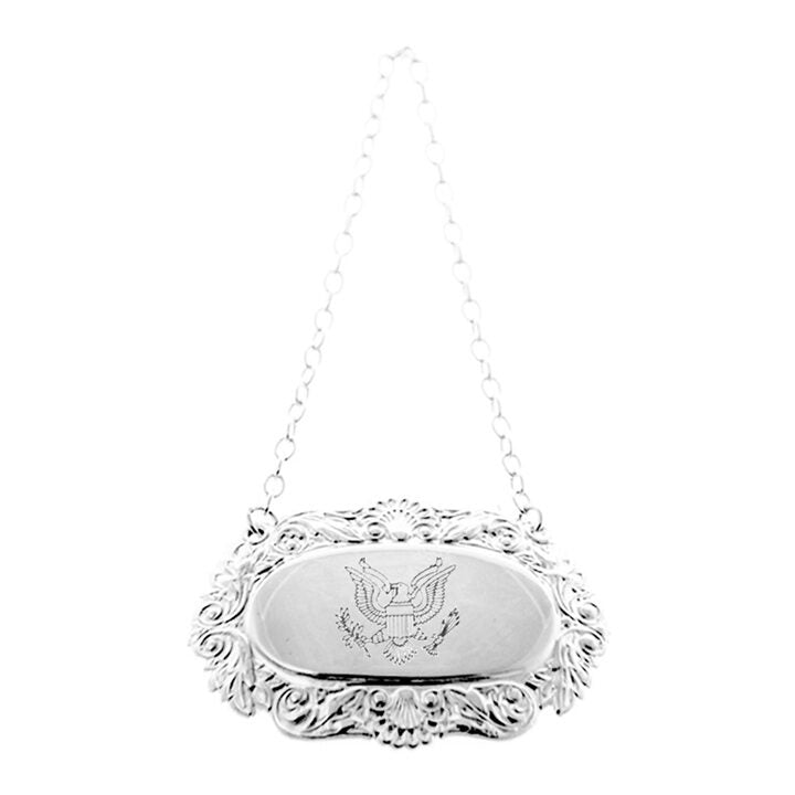 Cunill Sterling Silver Decanter Label Engraved to Order — additional view