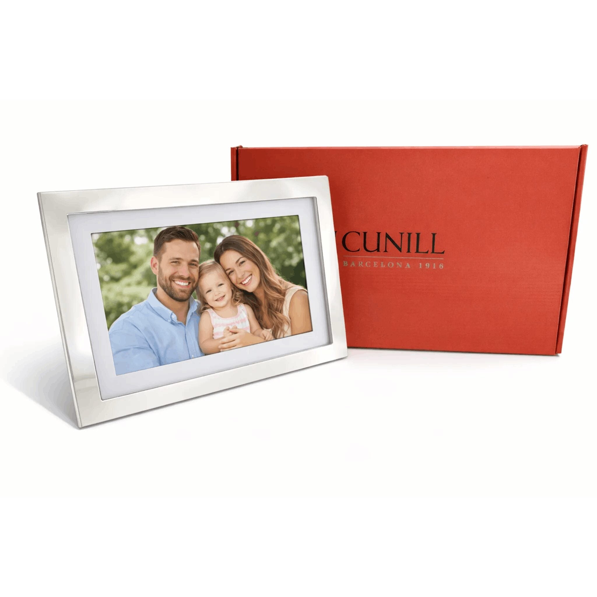 Cunill The Legacy Non-Tarnish Sterling Silver Digital Picture Frame — additional view