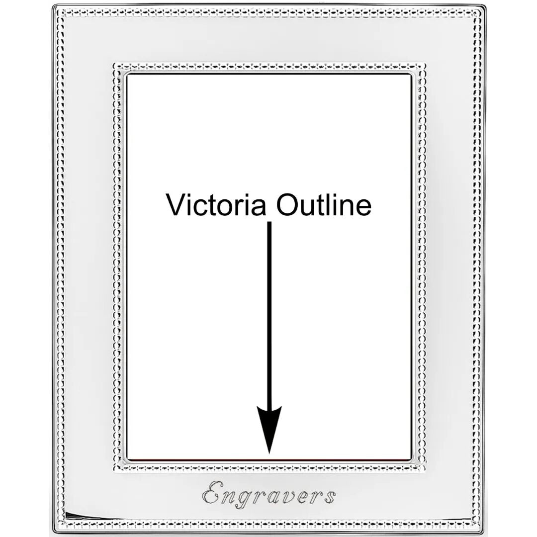 Cunill Tiffany Double Bead Non-Tarnish Sterling Silver 8x10 Picture Frame — additional view