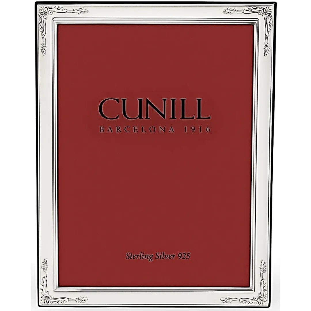 Cunill 'Vineyard' 8x10 Non-Tarnish Sterling Silver Picture Frame, sterling silver picture frame, on a white background