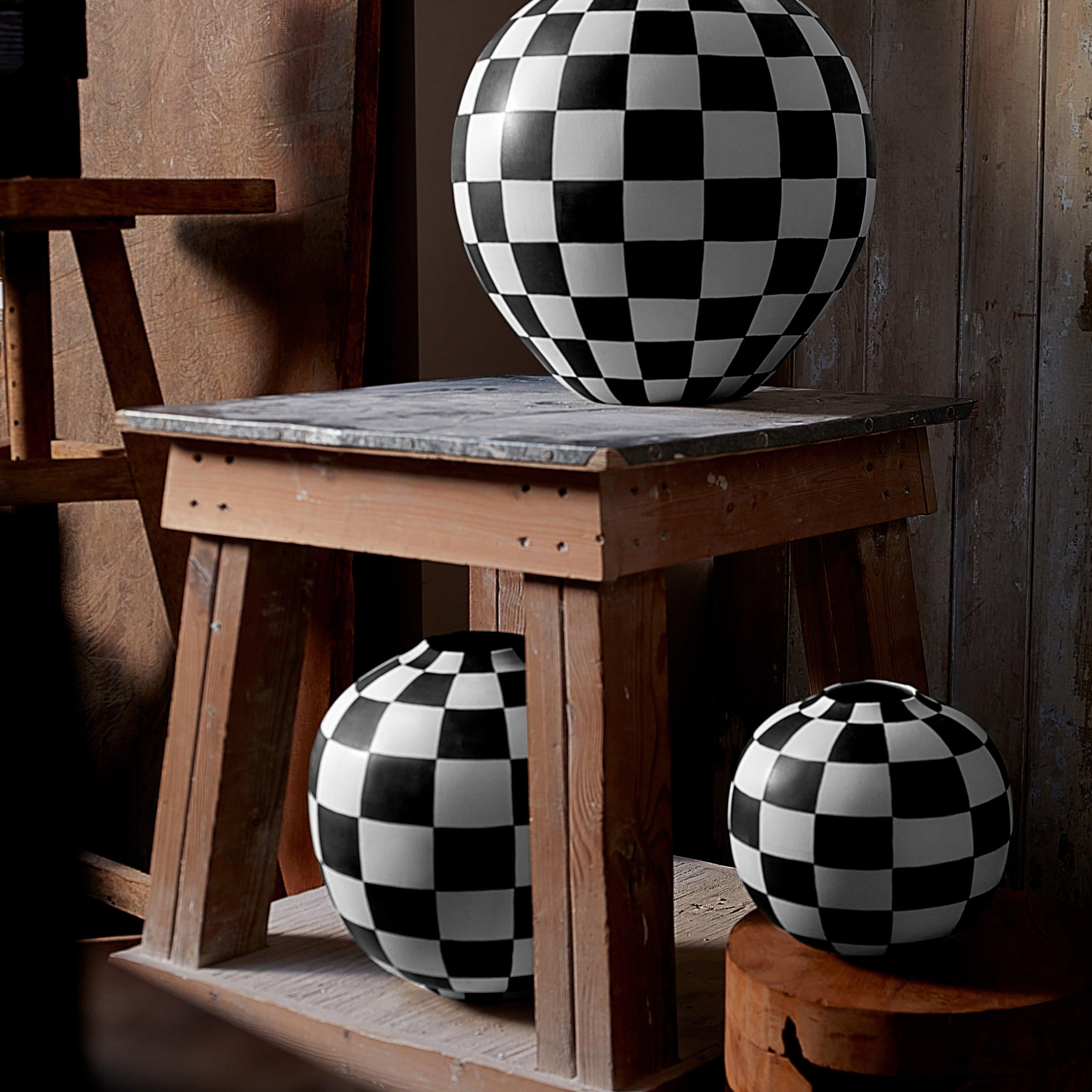 L' Objet Damier Vase - X-Large — view 3 by L'Objet