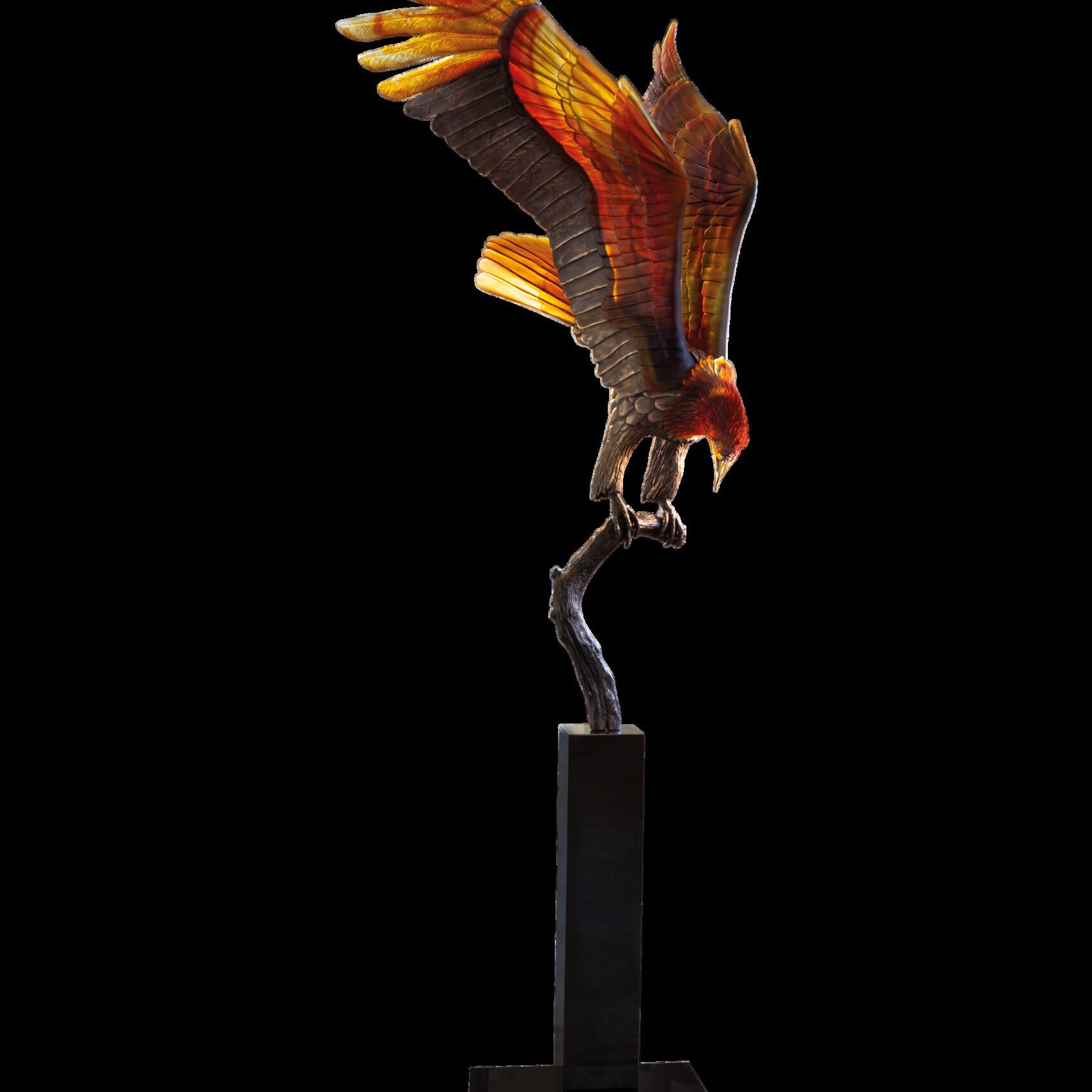 Daum Aigle Royal Prestige By Madeleine Van Der Knoop 8ex Sculpture