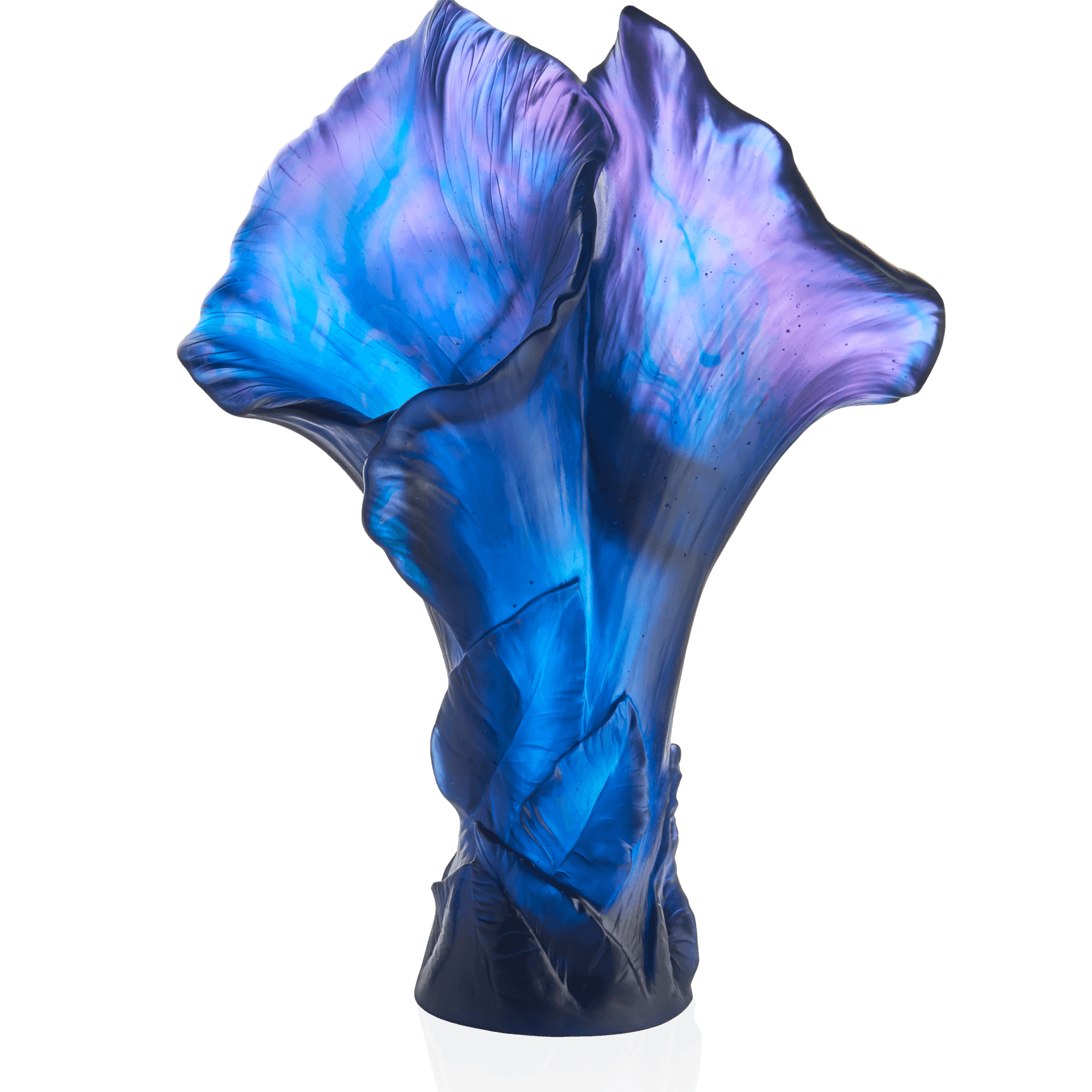 Daum Arum Magnum Vase — Midnight Blue