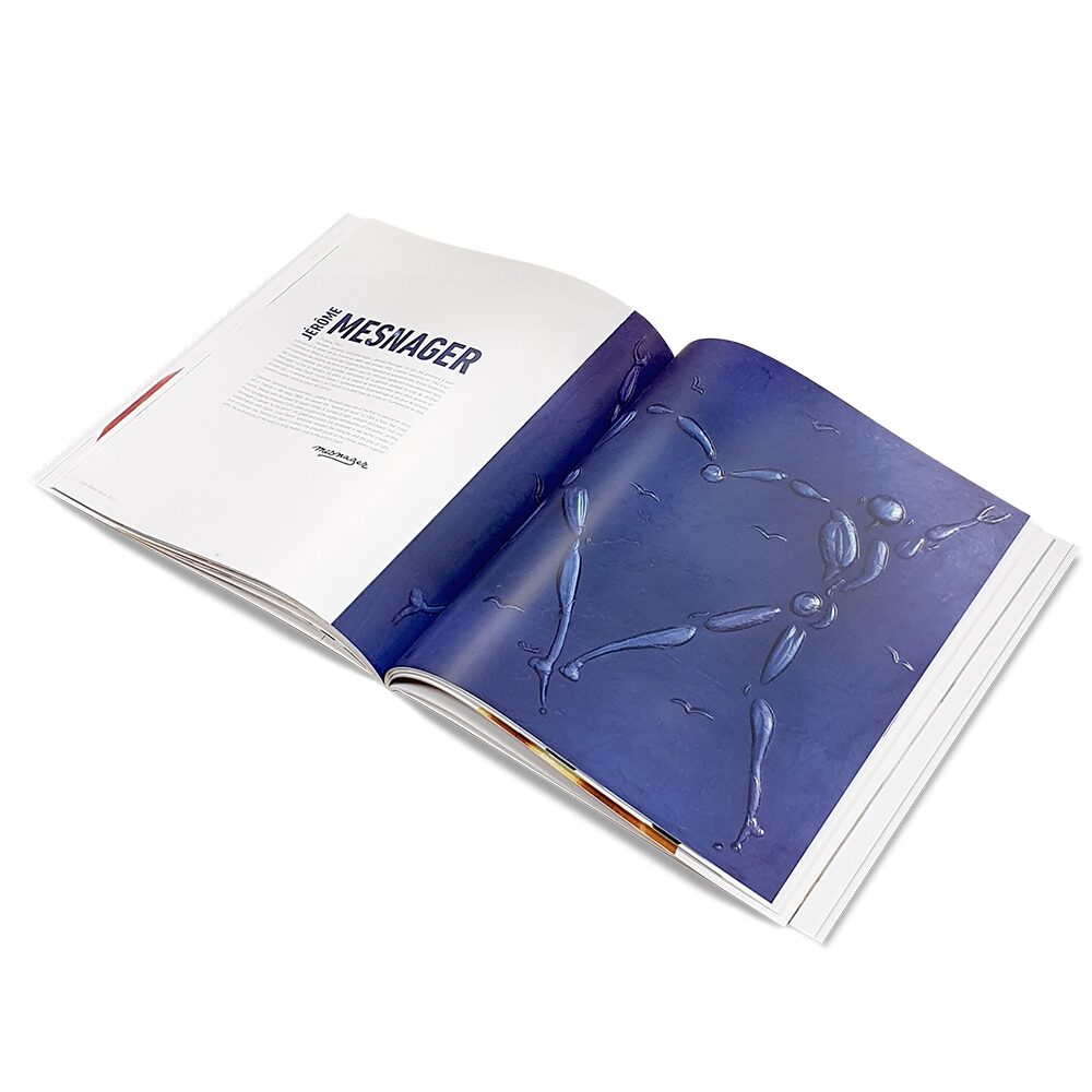 Daum Book Daum Collabs in Crystal Art Cover Sculpture – "Paris with Love Kongo", alternate view