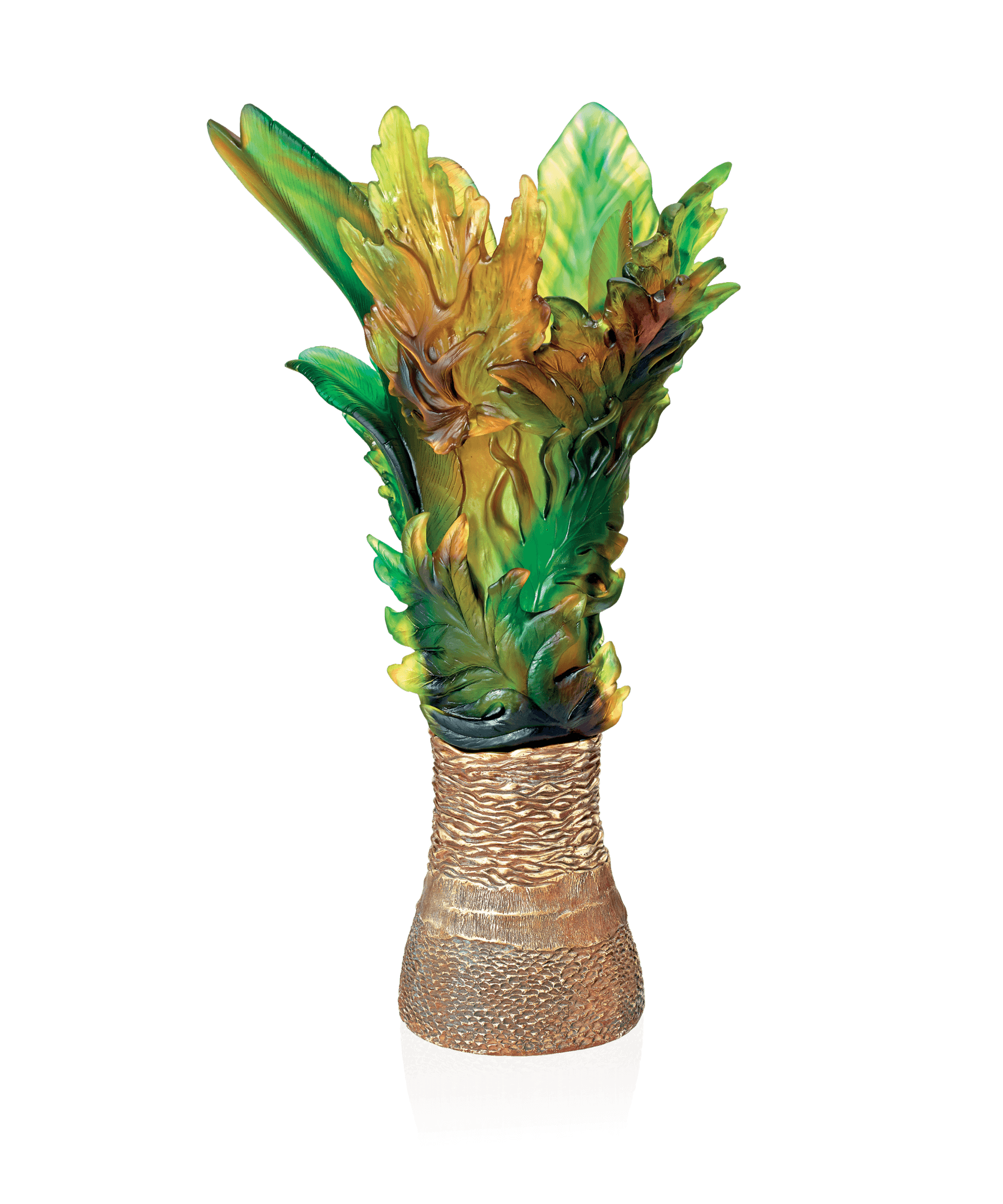 Daum Bornéo Prestige Vase By Emilio Robba 99ex — Original