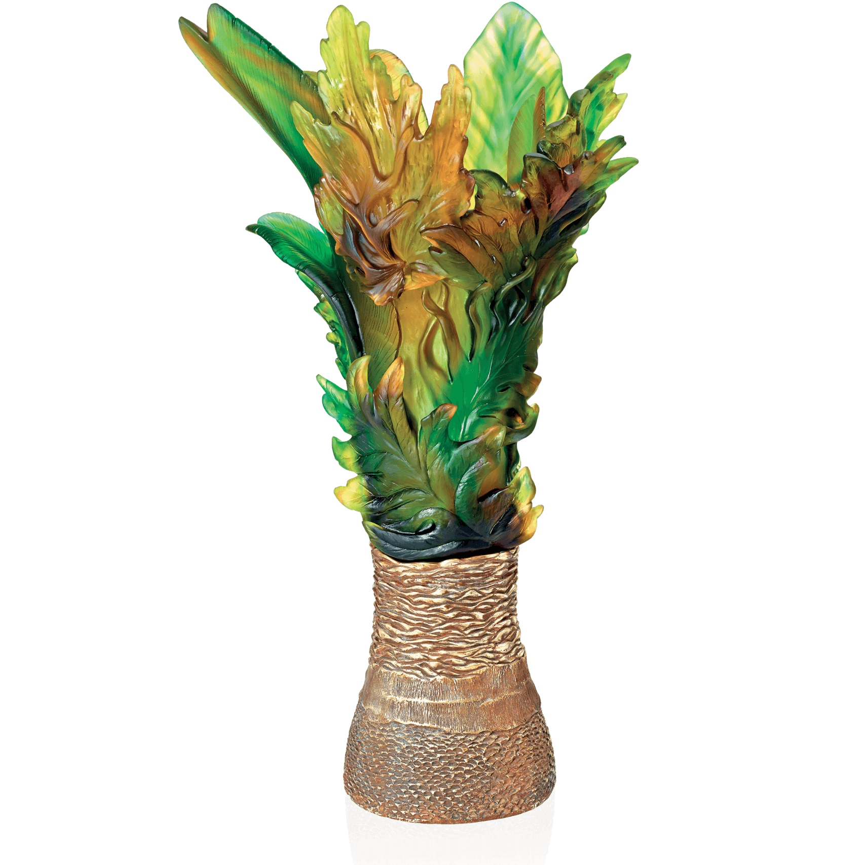 Daum Bornéo Prestige Vase By Emilio Robba 99ex — Original