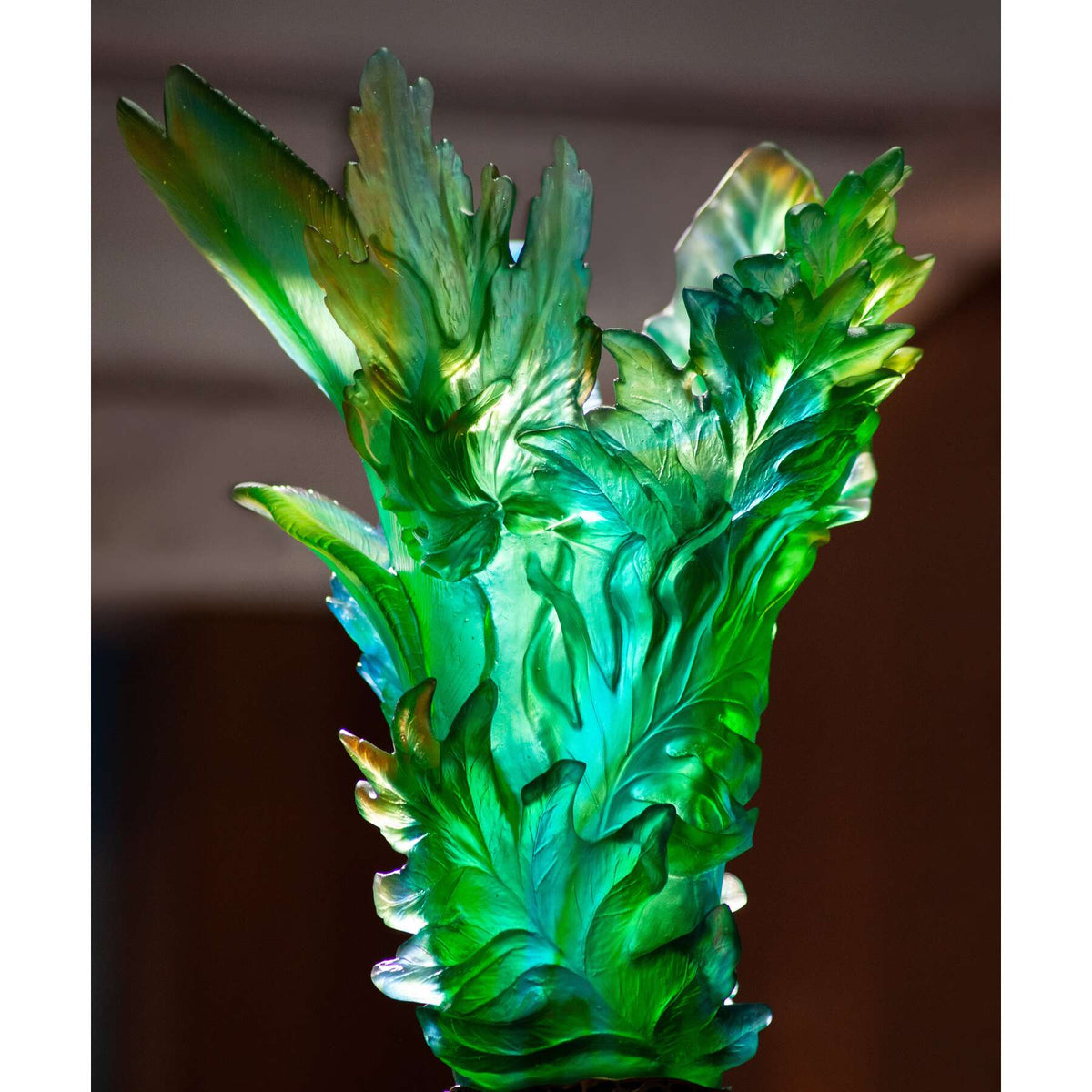 Daum Bornéo Prestige Vase By Emilio Robba 99ex – Original, alternate view