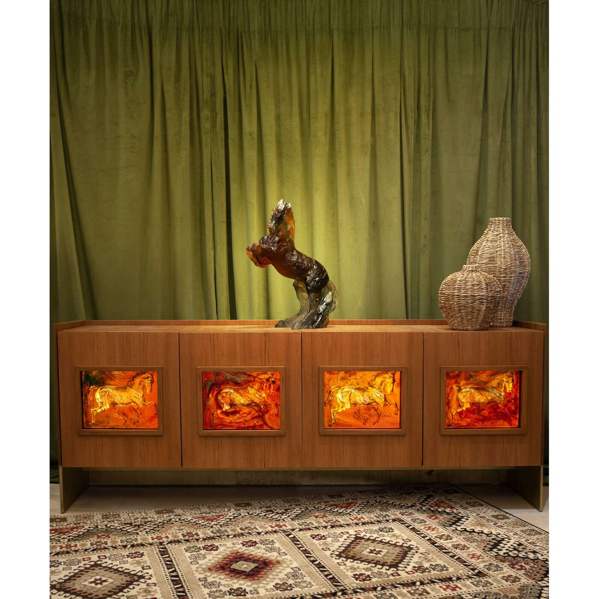 Daum Calypso By Jean-Louis Sauvat 375ex Sculpture, alternate view