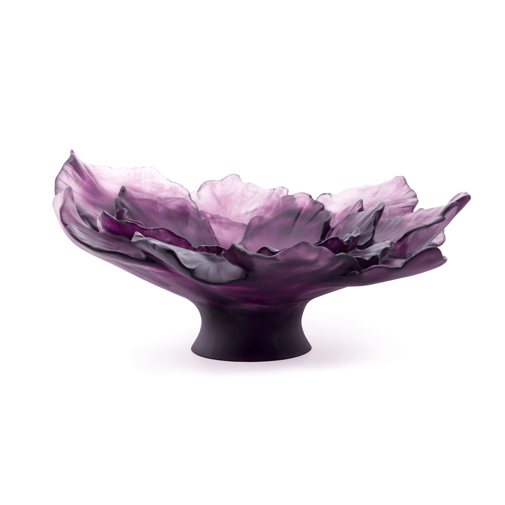 Daum Camelia Large Bowl — Purple