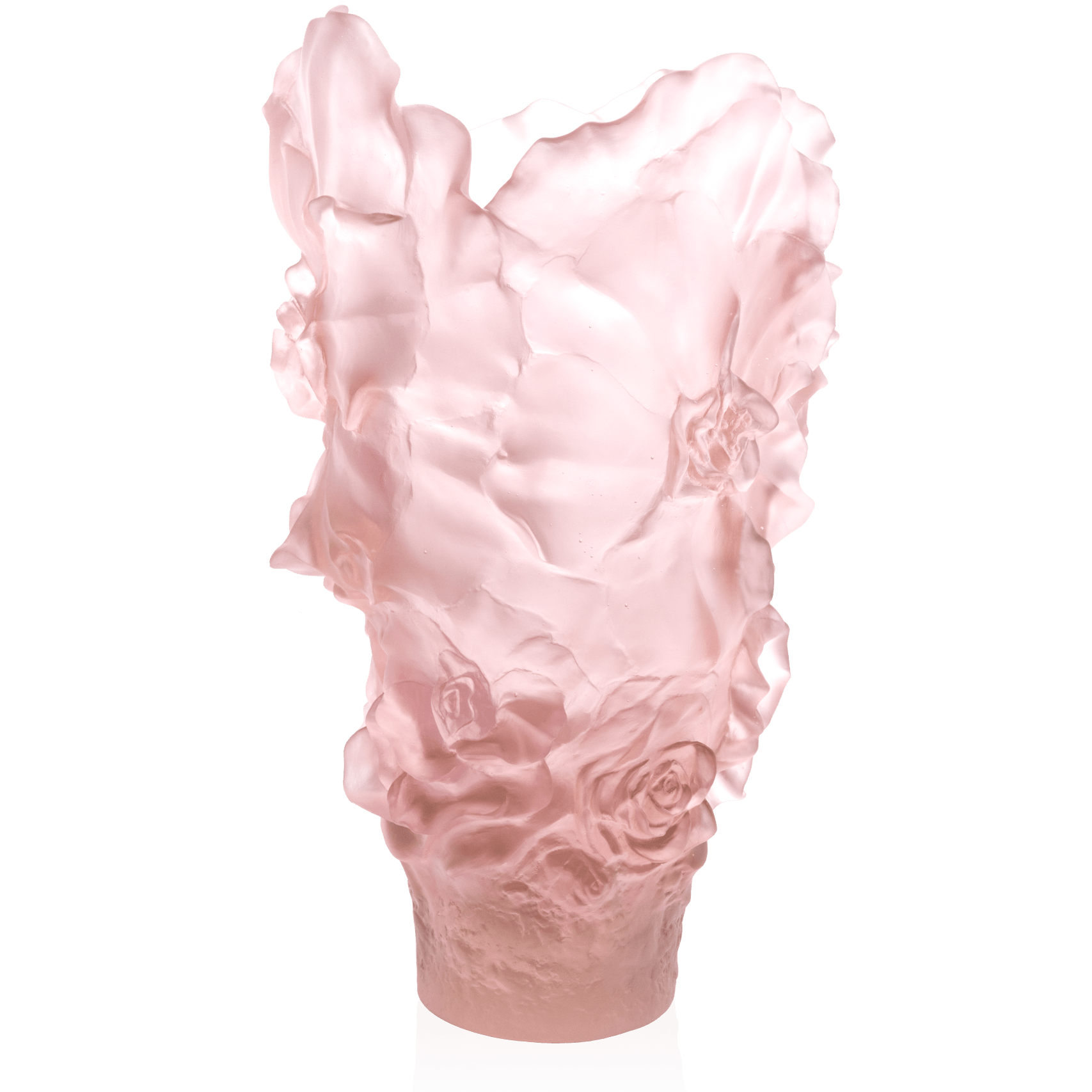 Daum Camelia Magnum Vase 99ex — Pink