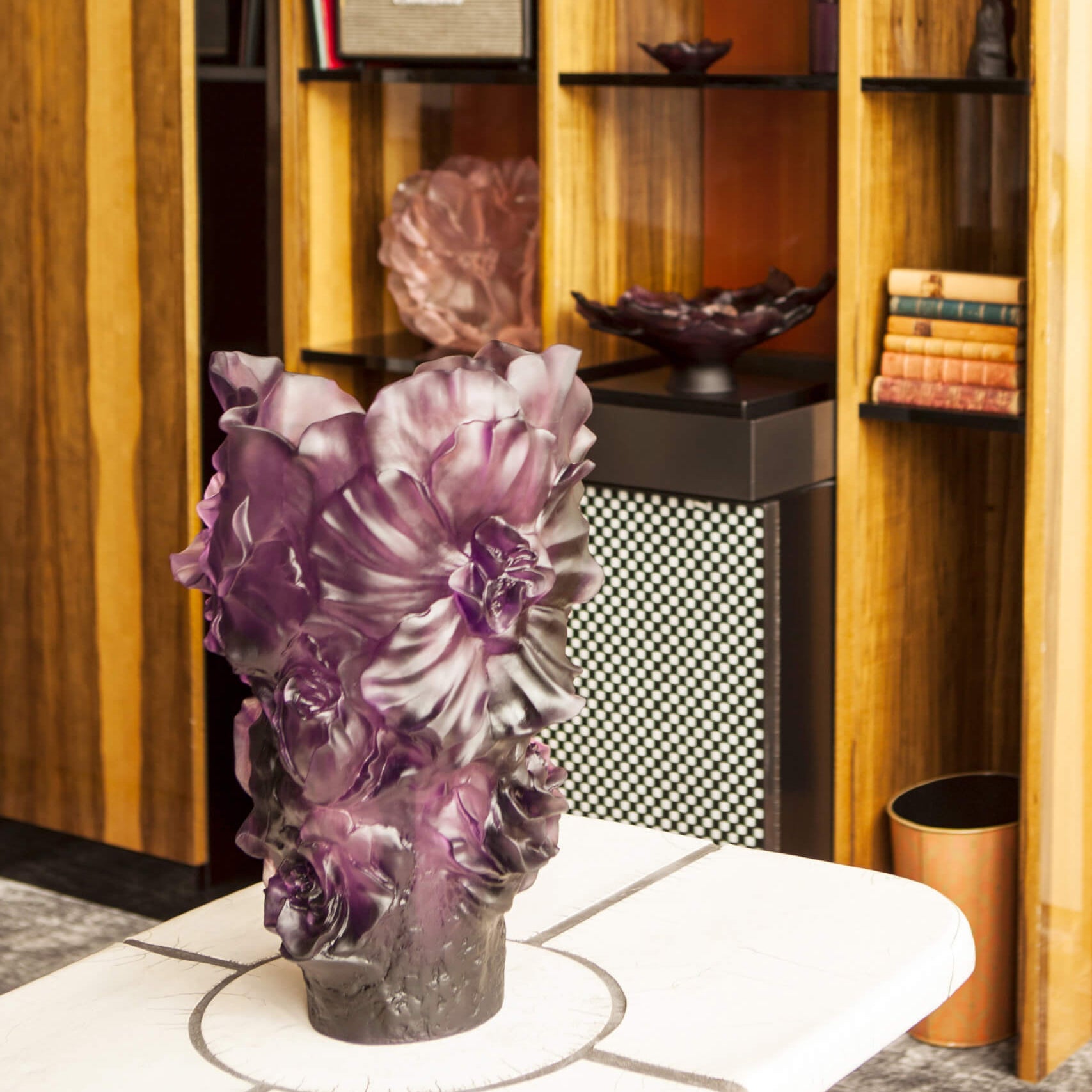 Daum Camelia Magnum Vase 99ex — Purple